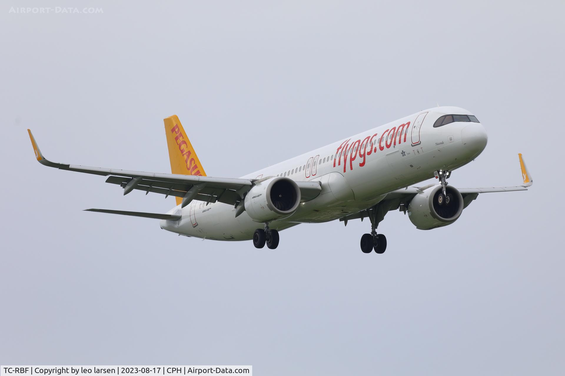 TC-RBF, 2020 Airbus A321-251 Neo C/N 9495, Copenhagen 17.8.2023