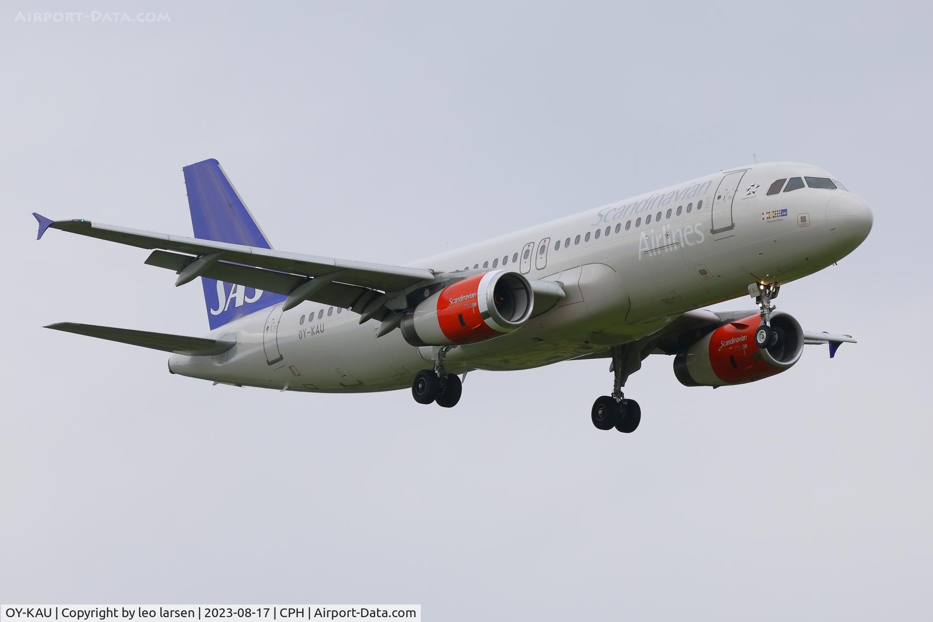 OY-KAU, 2007 Airbus A320-232 C/N 3227, Copenhagen 17.8.2023