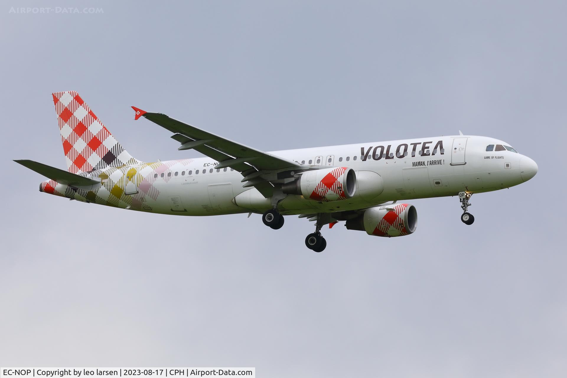 EC-NOP, 2008 Airbus A320-214 C/N 3597, Copenhagen 17.8.2023
