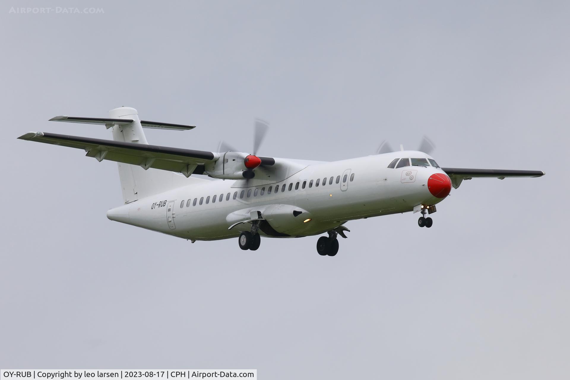 OY-RUB, 1992 ATR 72-202 C/N 301, Copenhagen 17.8.2023