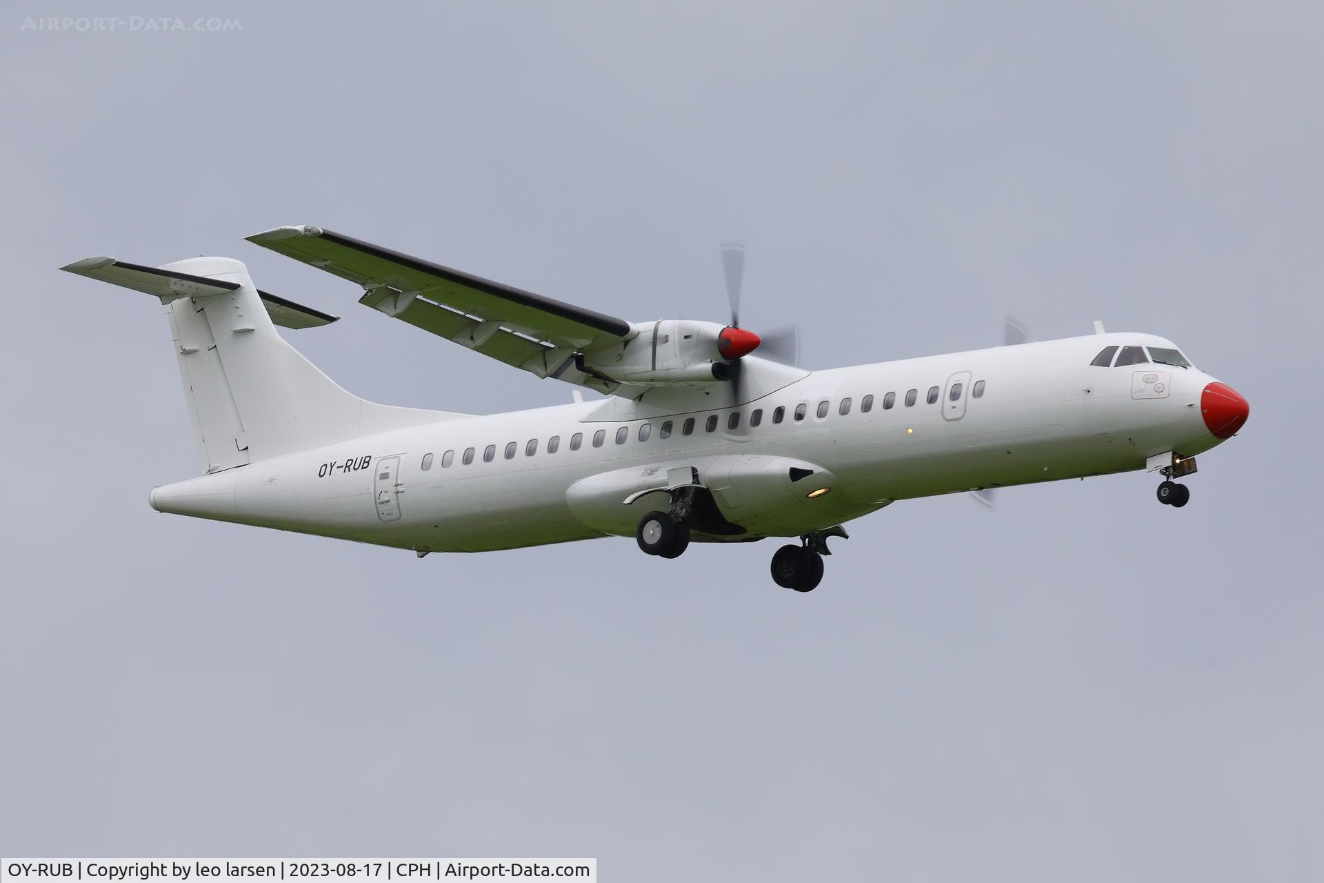 OY-RUB, 1992 ATR 72-202 C/N 301, Copenhagen 17.8.2023