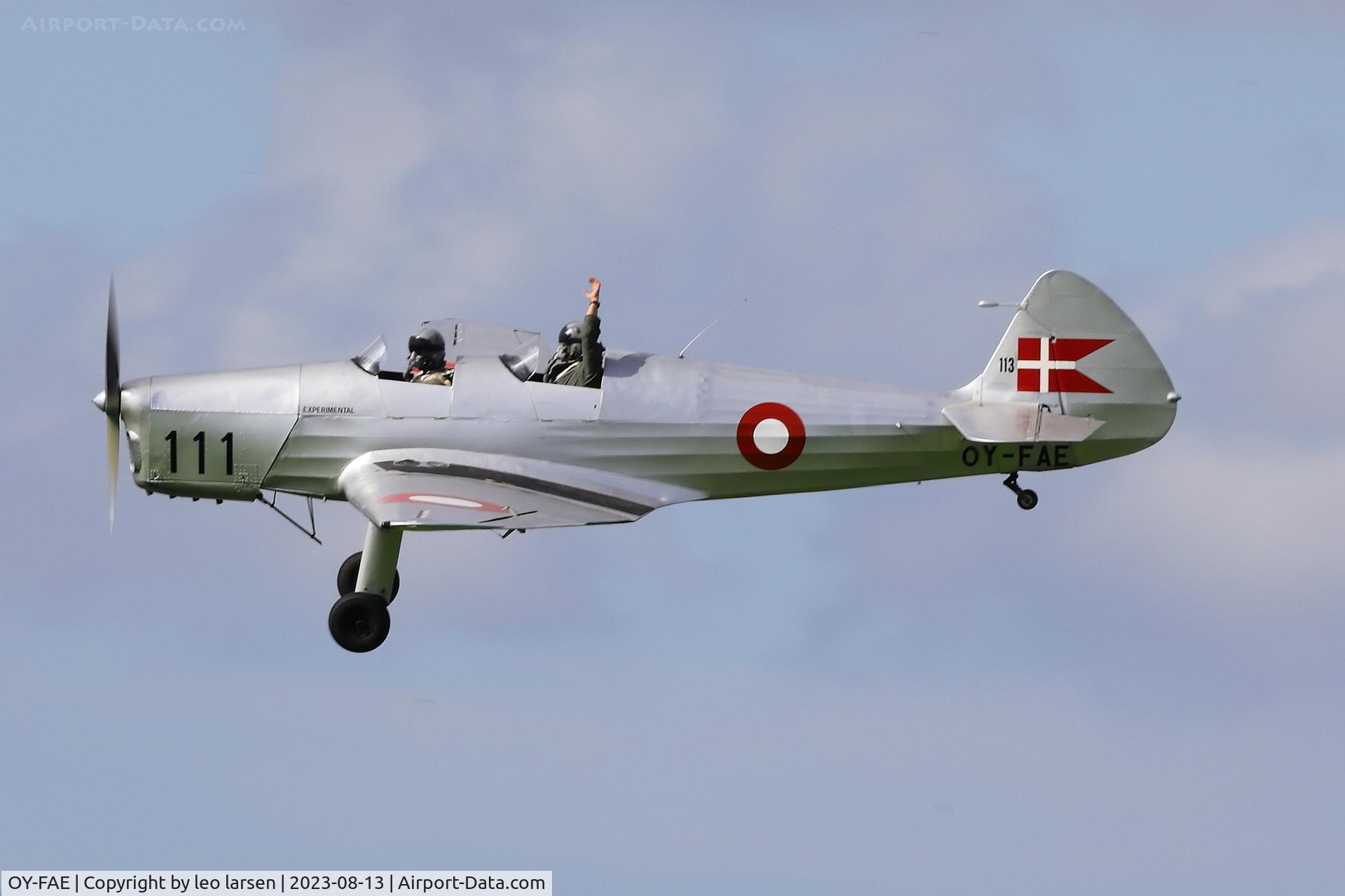 OY-FAE, 1946 SAI KZ IIT Traener C/N 119, Værløse Denmark 13.8.2023