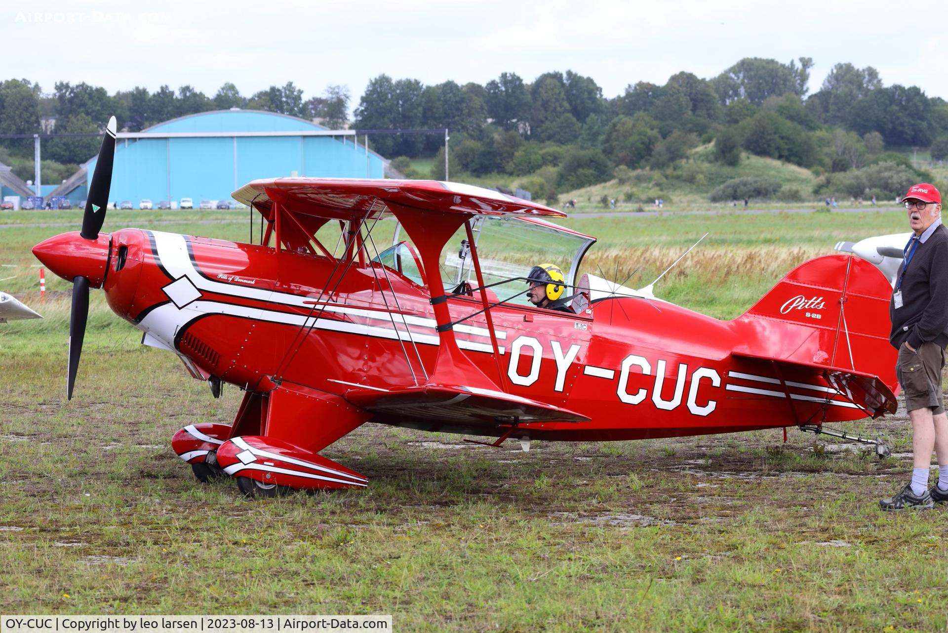 OY-CUC, 1991 Aviat S-2B C/N 5220, Værløse 13.8.2023