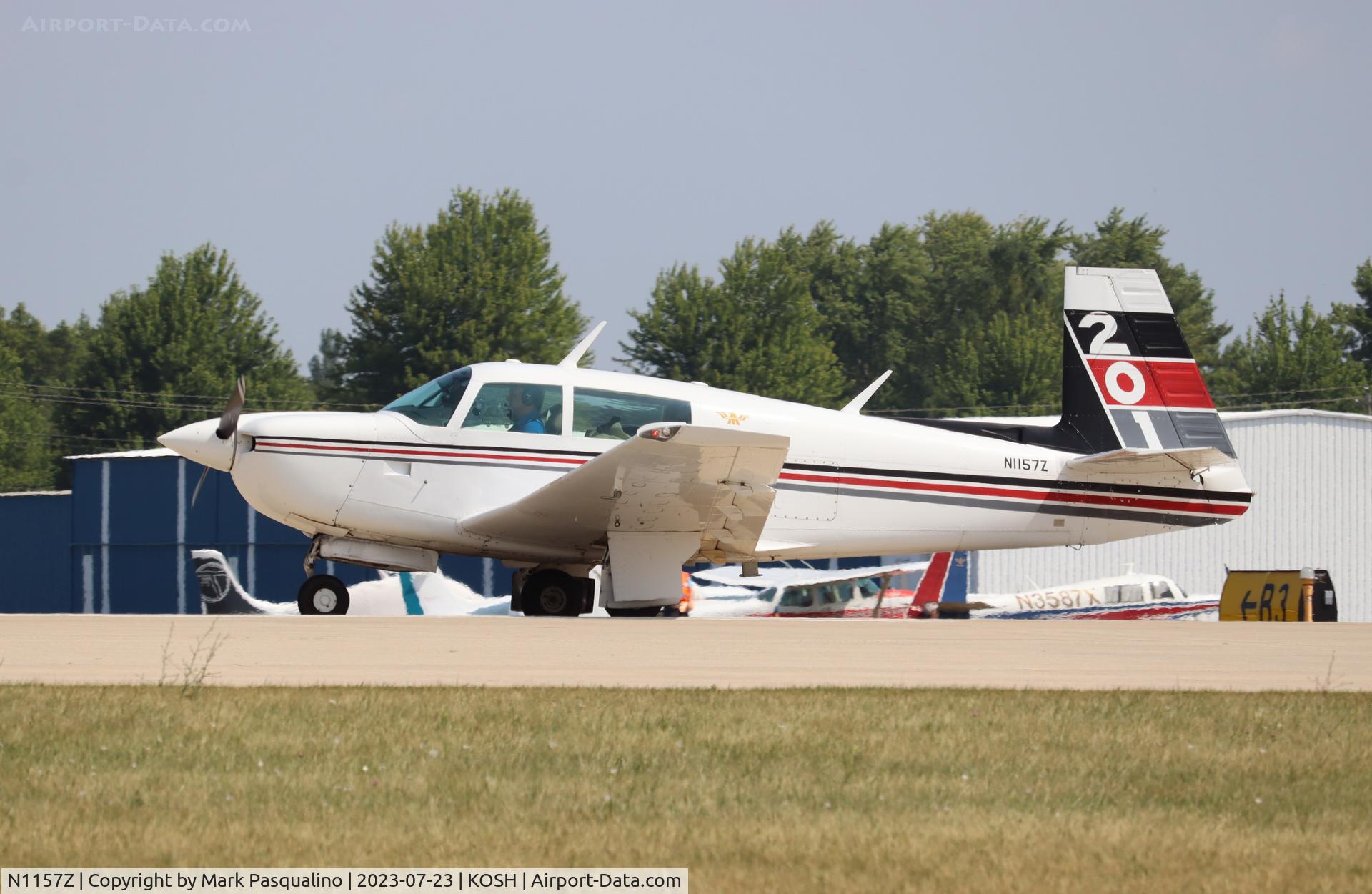 N1157Z, 1982 Mooney M20J 201 C/N 24-1262, Mooney M20J