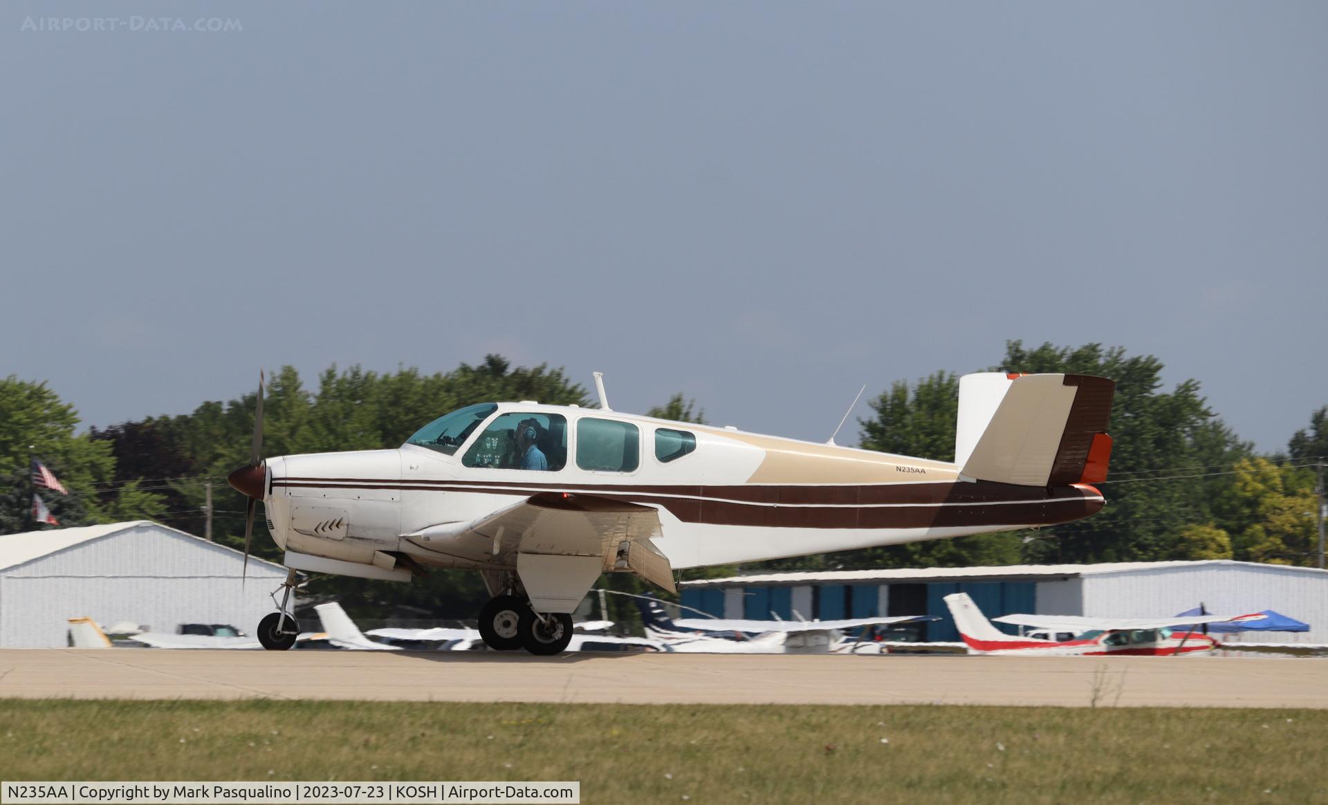 N235AA, 1959 Beech K35 Bonanza C/N D-5967, Beech K35