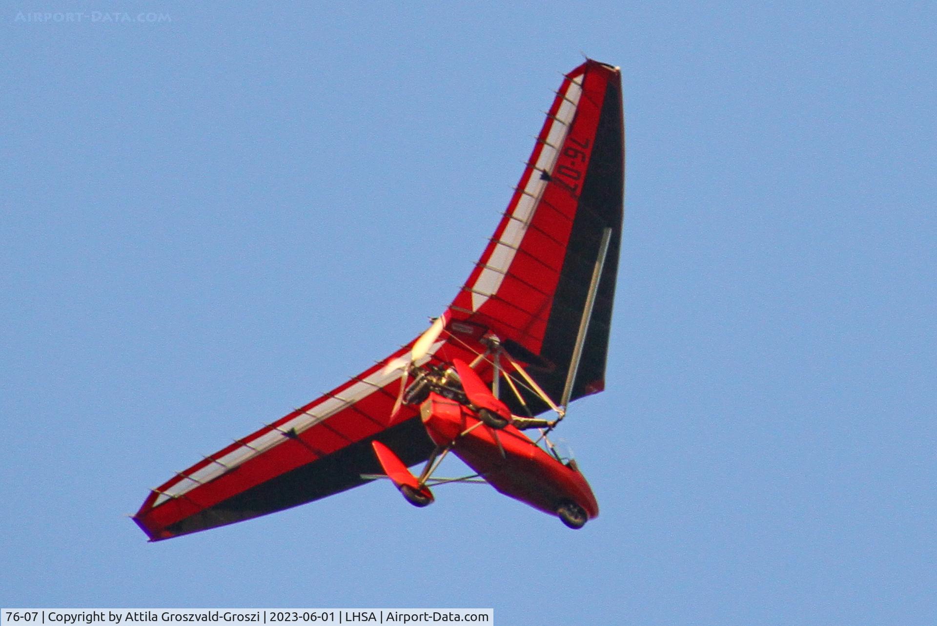76-07, 2016 Halley Apollo CXMD Jet Star C/N ------/020216, LHSA - in the airspace of Szentkirályszabadja airport, Hungary