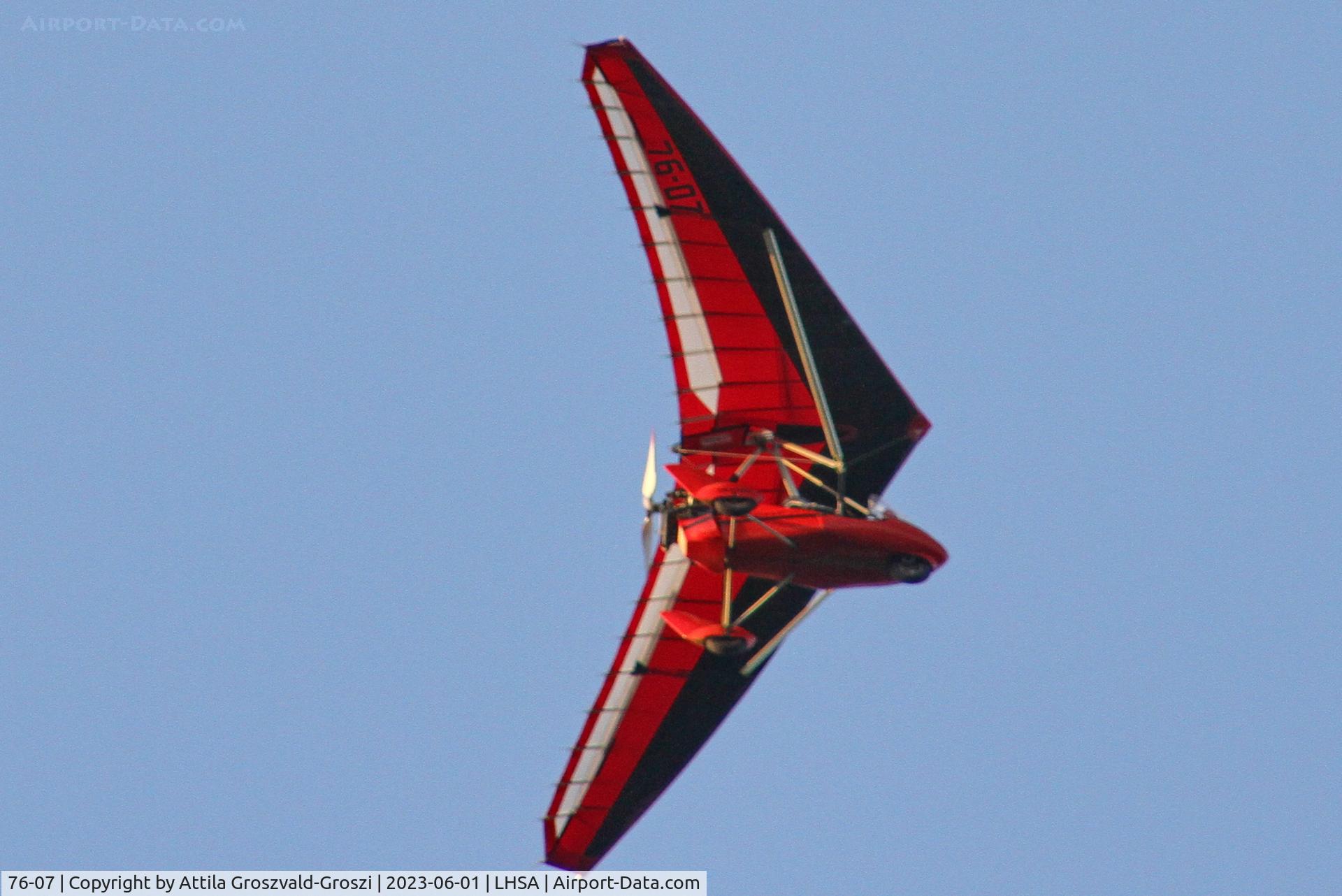 76-07, 2016 Halley Apollo CXMD Jet Star C/N ------/020216, LHSA - in the airspace of Szentkirályszabadja airport, Hungary