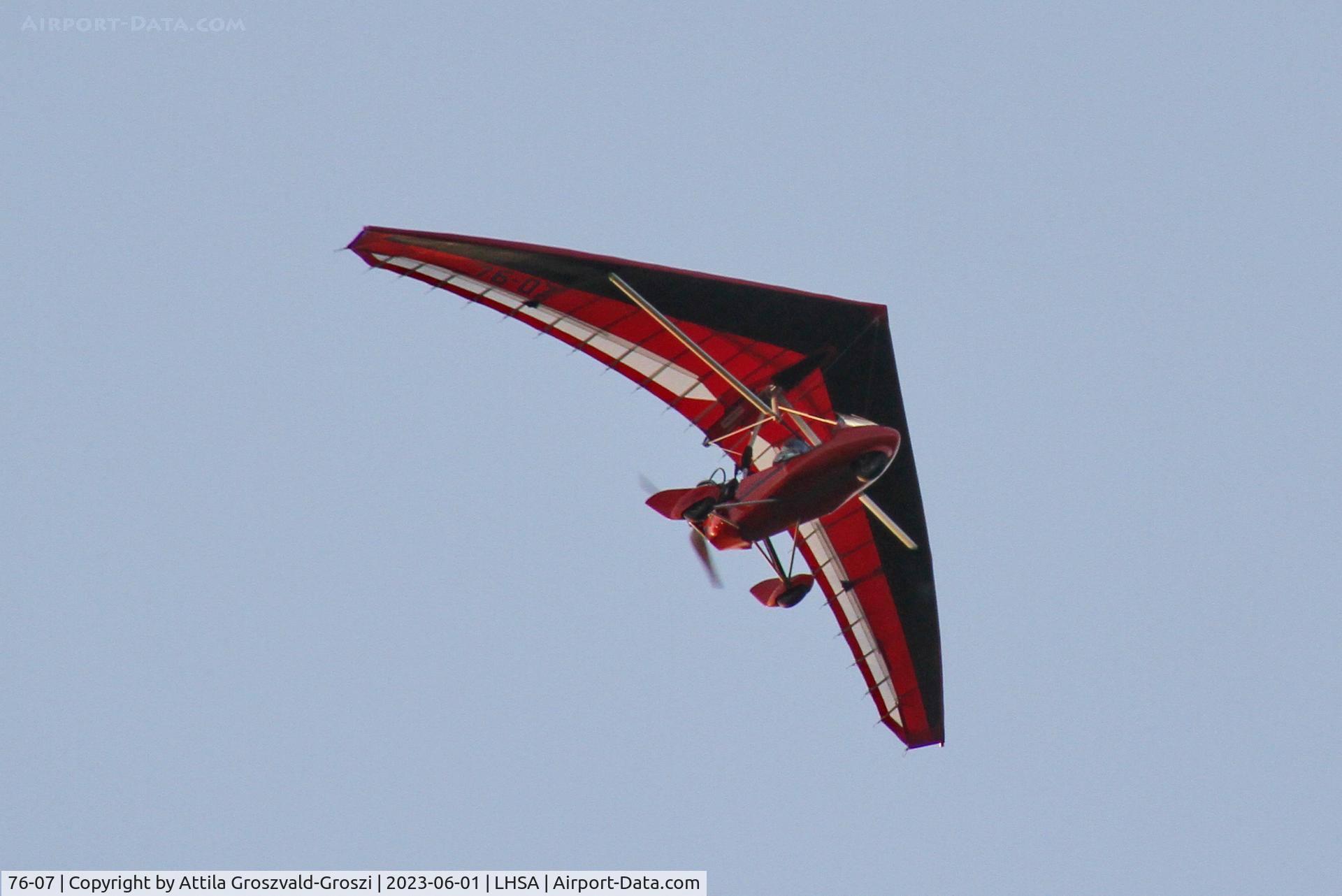 76-07, 2016 Halley Apollo CXMD Jet Star C/N ------/020216, LHSA - in the airspace of Szentkirályszabadja airport, Hungary