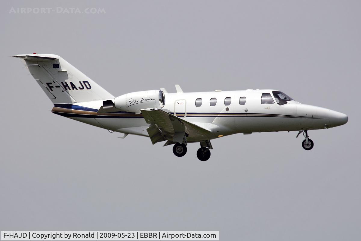 F-HAJD, 2003 Cessna 525 CitationJet CJ1 C/N 525-0523, at bru