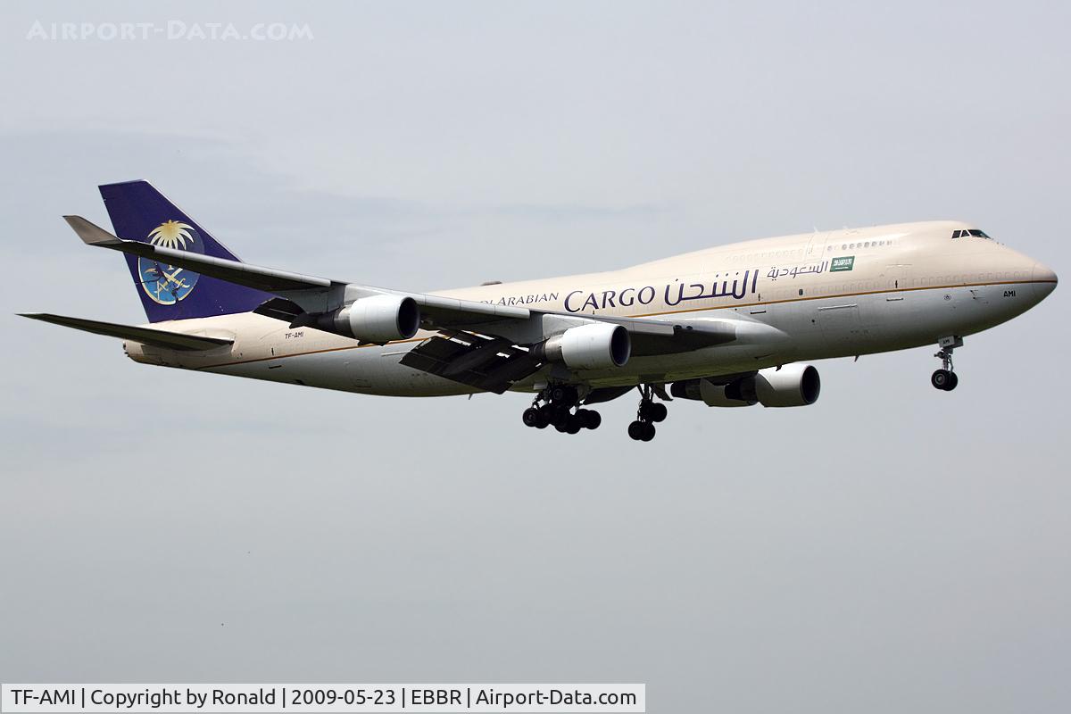 TF-AMI, 1992 Boeing 747-412 C/N 27066, at bru