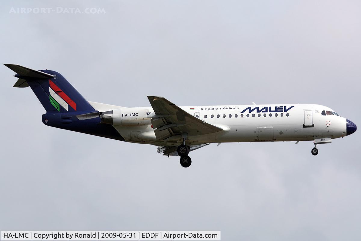 HA-LMC, 1996 Fokker 70 (F-28-0070) C/N 11569, at fra