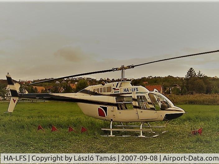 HA-LFS, 1968 Agusta AB-206B JetRanger II C/N 8108, Bell 206 Jetranger at K?röshegy (Hungary, nearby Lake Balaton)