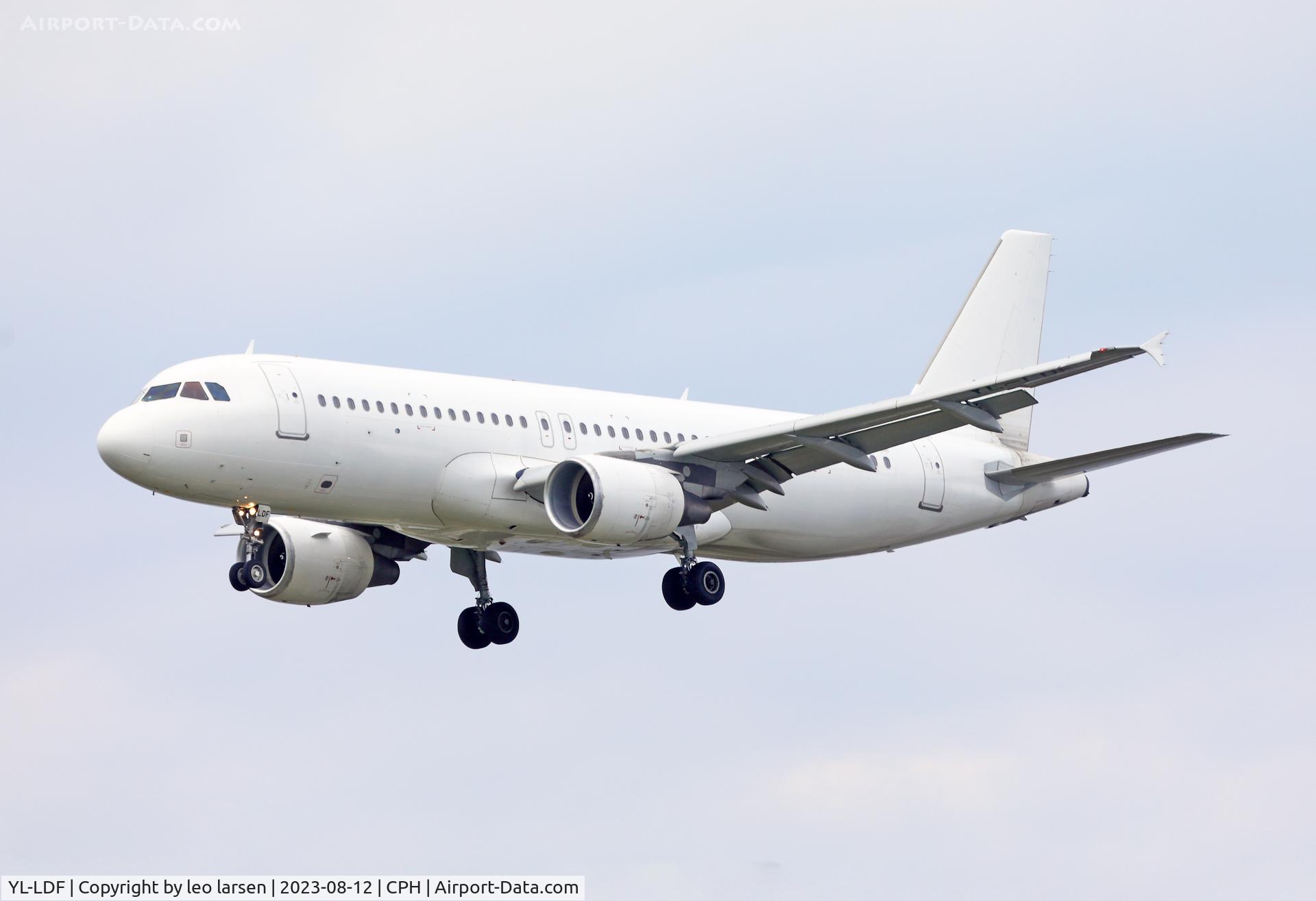 YL-LDF, 2009 Airbus A320-214 C/N 4061, Copenhagen 12.8.2023