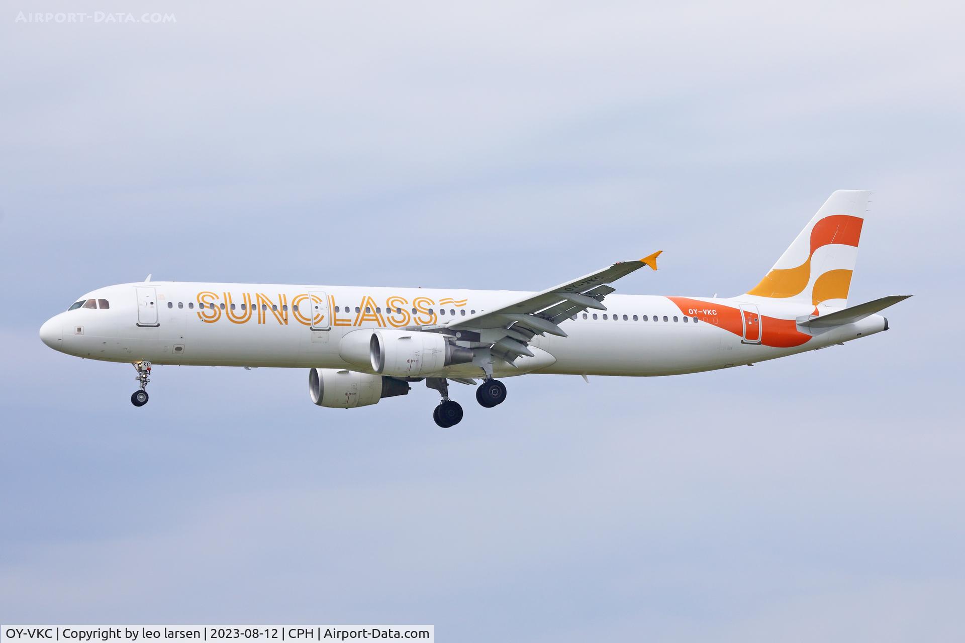 OY-VKC, 2003 Airbus A321-211 C/N 1932, Copenhagen 12.8.2023