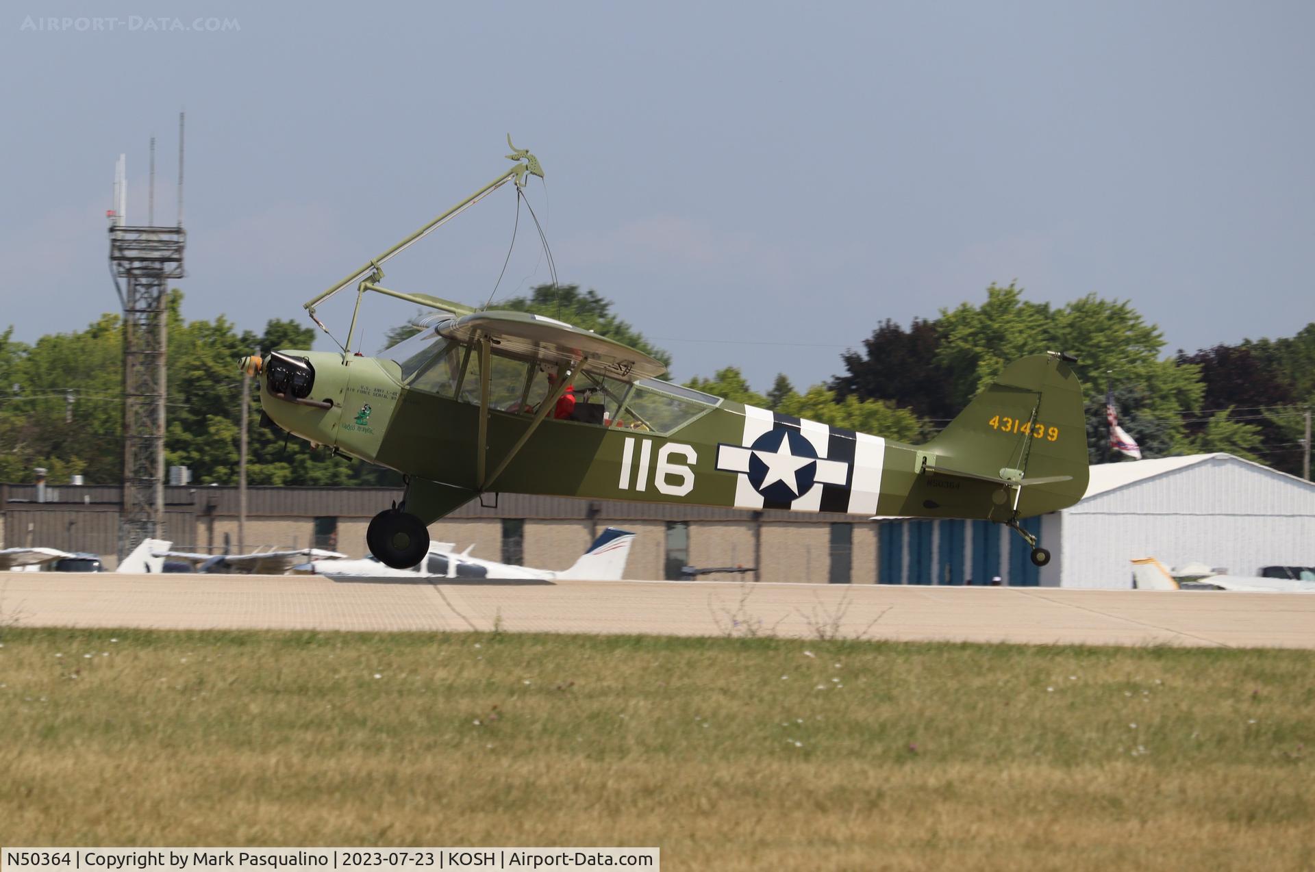 N50364, 1943 Piper J-3 Cub C/N 10300, Piper L-4