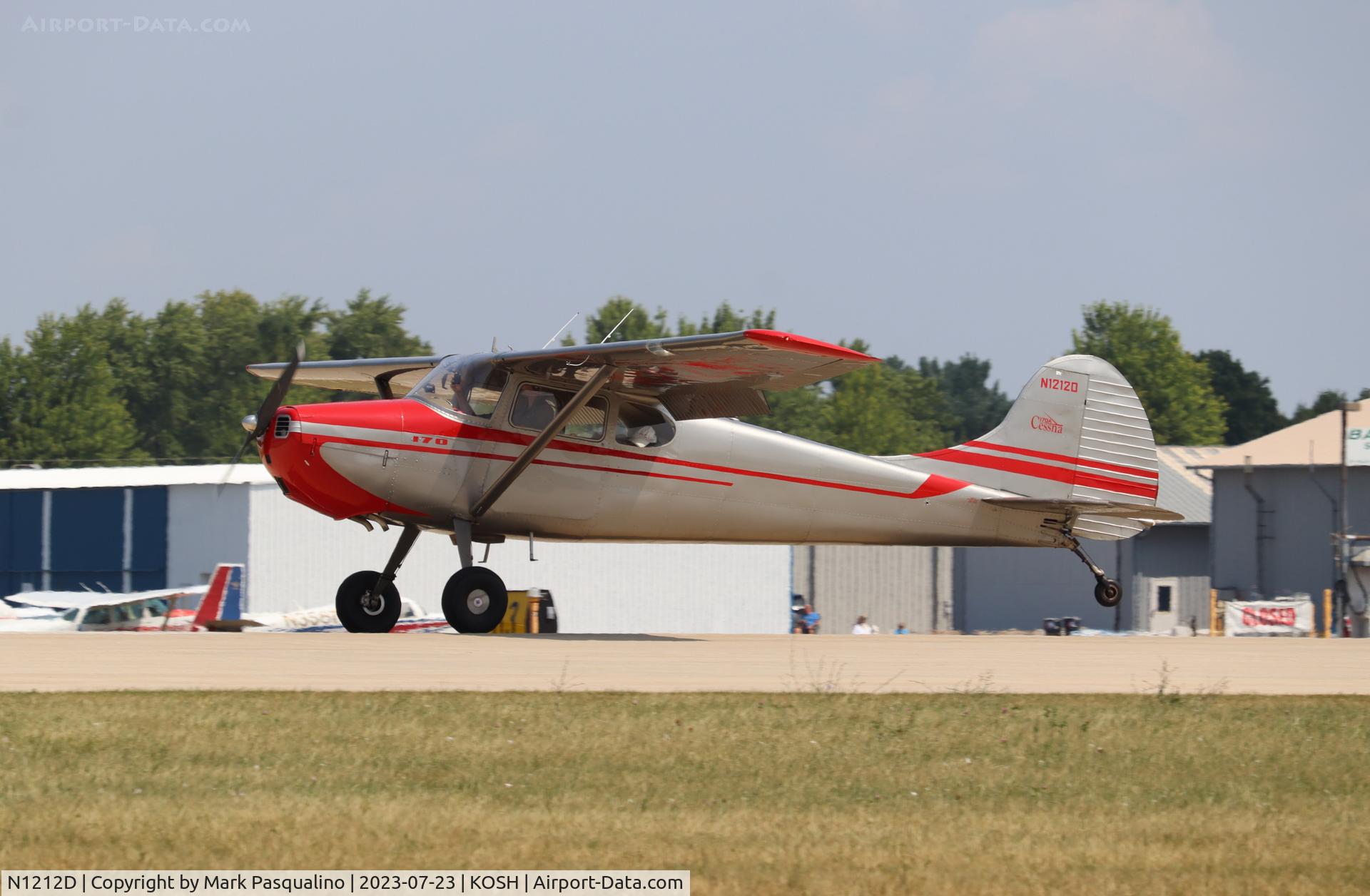 N1212D, 1950 Cessna 170A C/N 19766, Cessna 170A