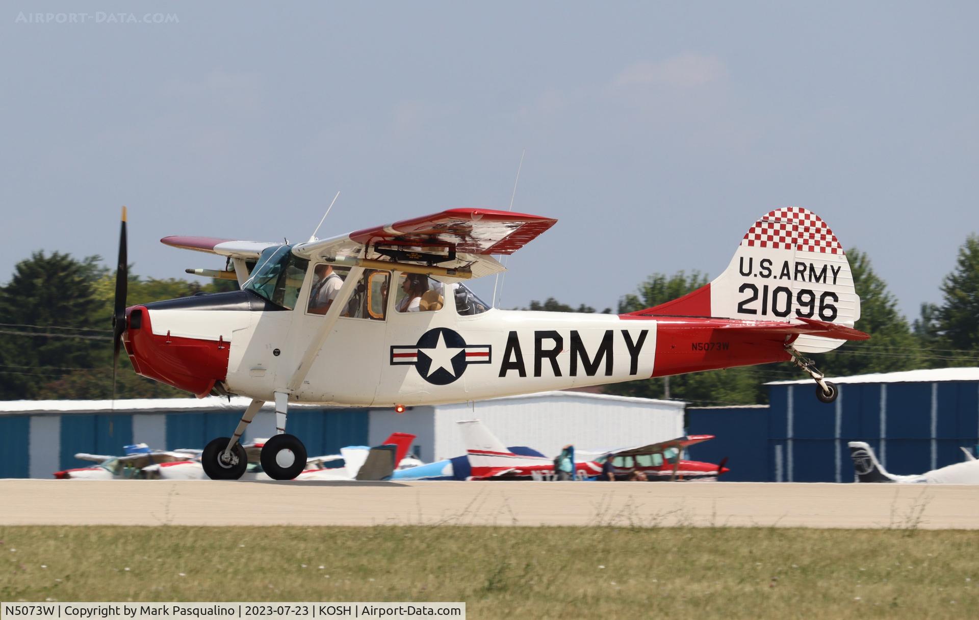N5073W, 1950 Cessna O-1A Bird Dog C/N 21096, Cessna O-1A