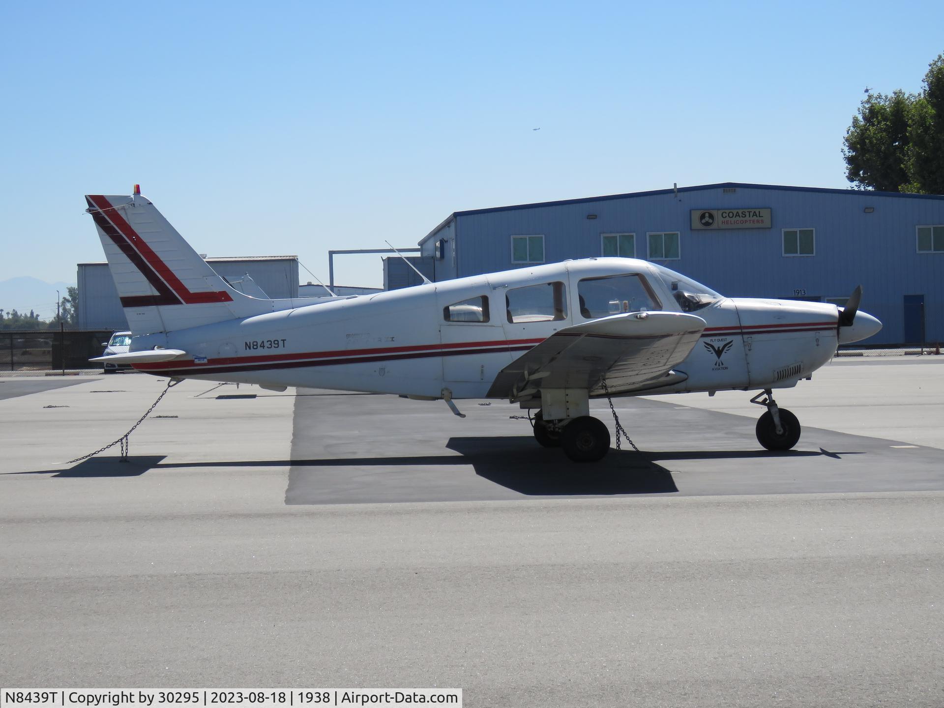 N8439T, 1981 Piper PA-28-181 C/N 28-8290012, Parked