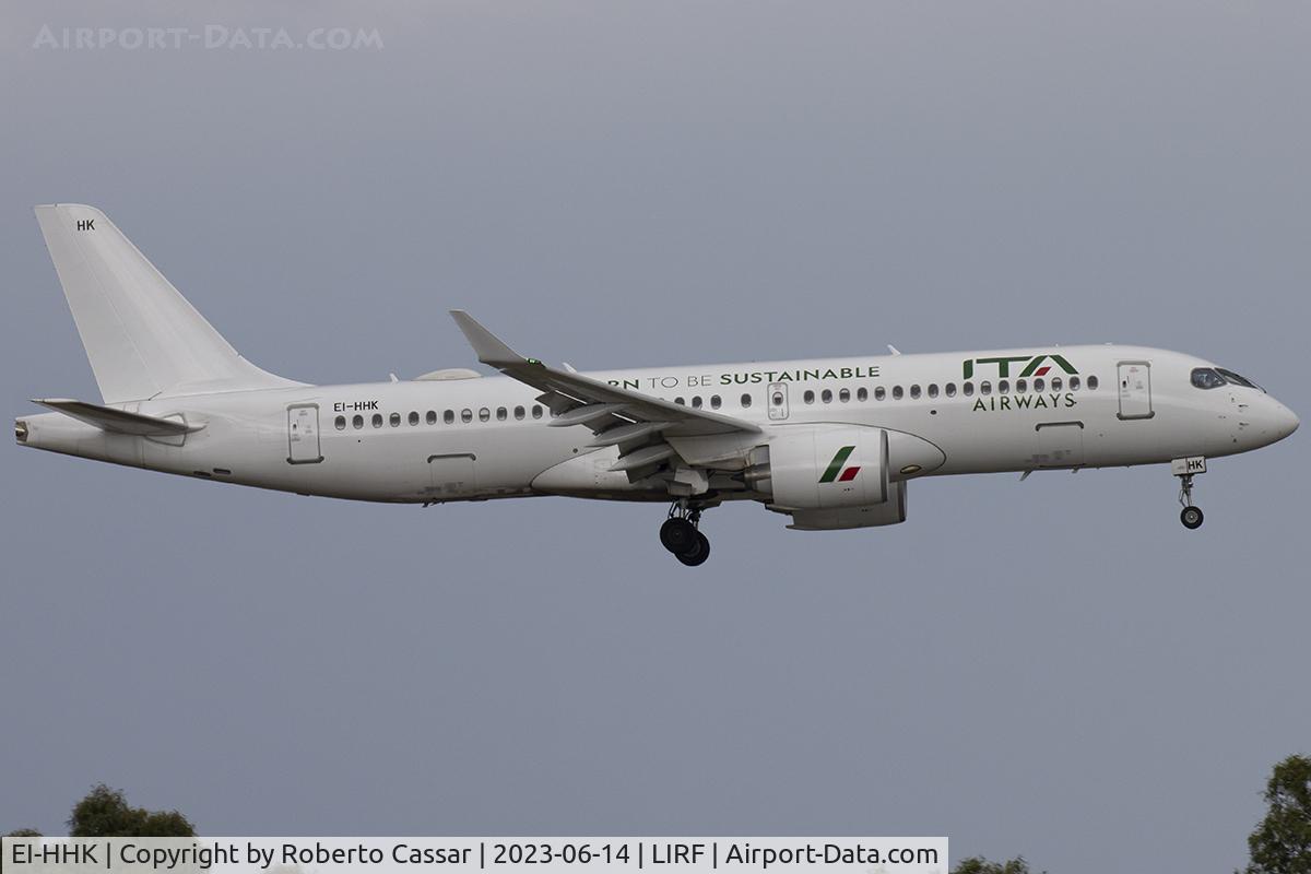 EI-HHK, 2022 Airbus A220-300 C/N 55177, Fiumicino