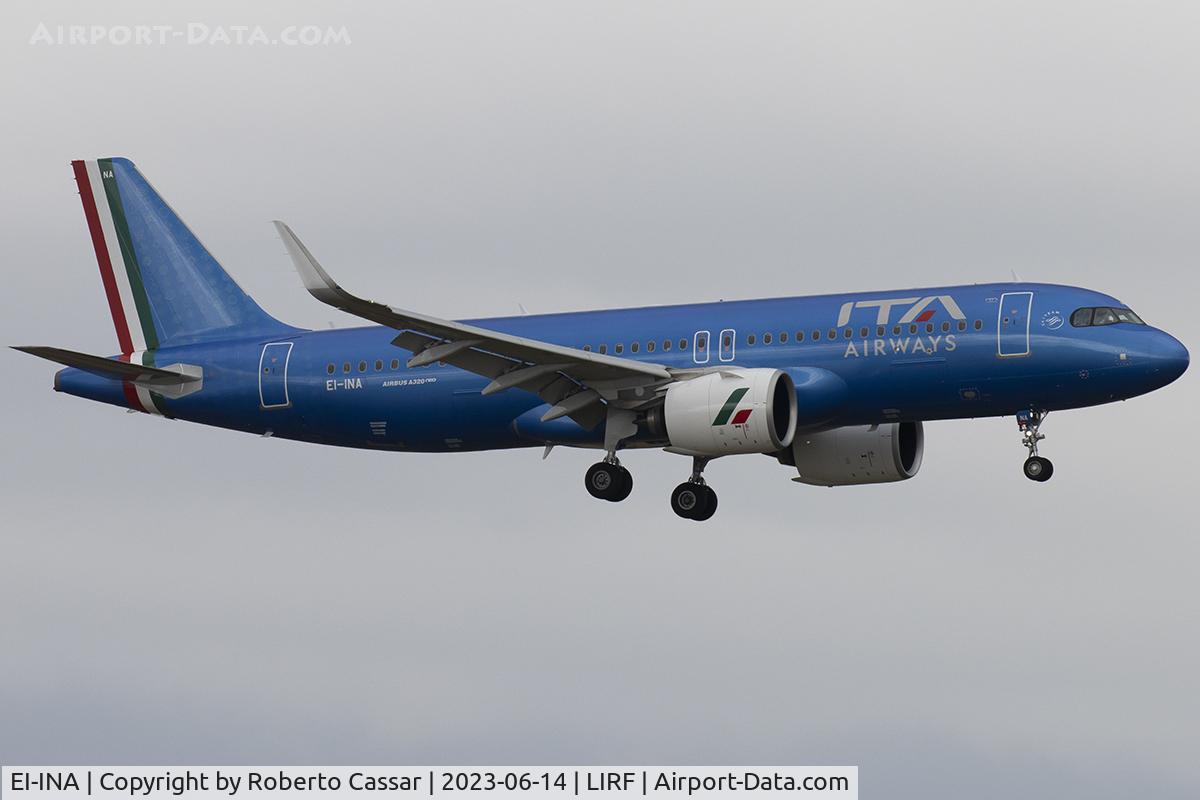 EI-INA, 2022 Airbus A320-272N C/N 11201, Fiumicino
