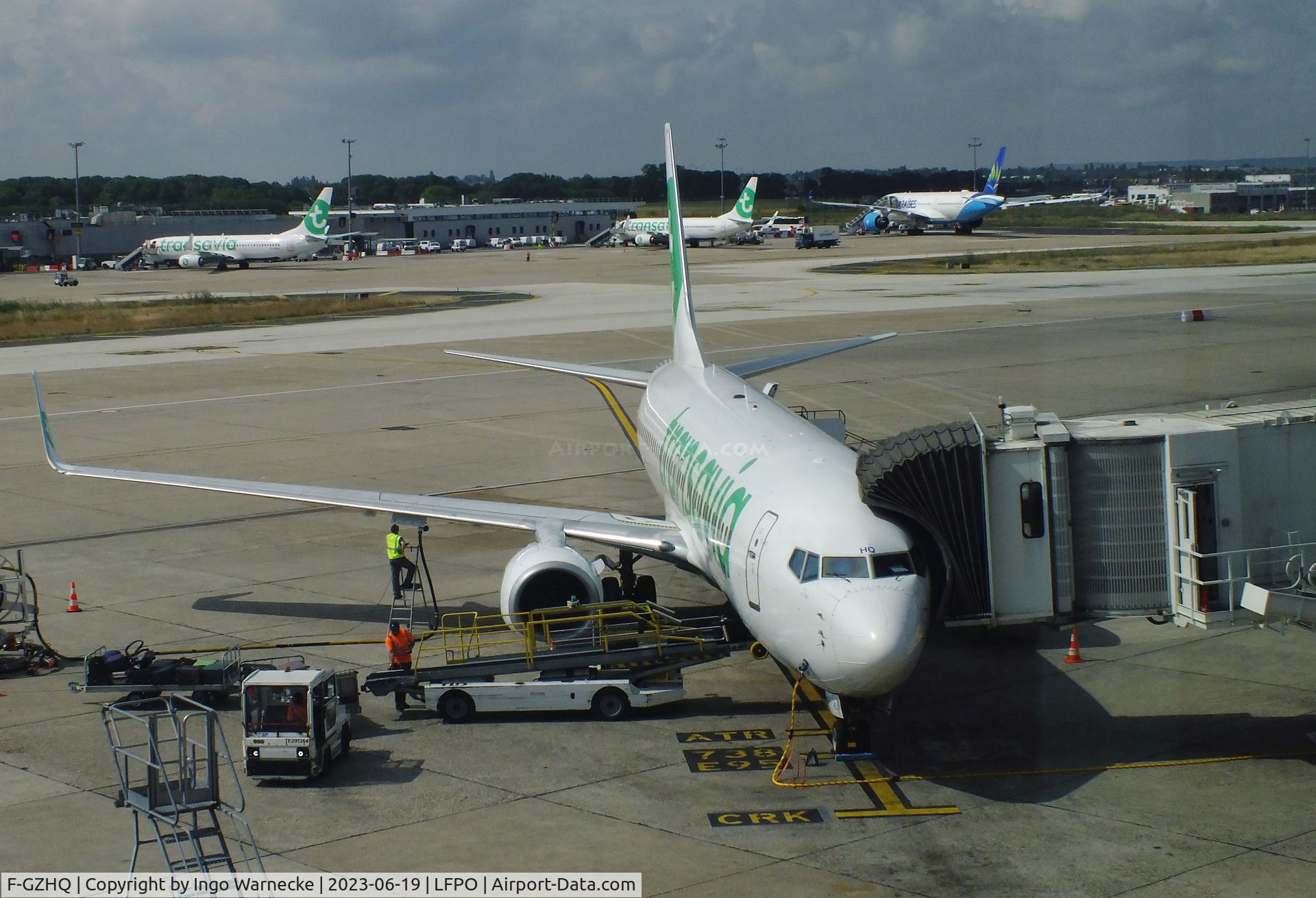 F-GZHQ, 2015 Boeing 737-8K2 C/N 44567, Boeing 737-8K2 of transavia France at Paris/Orly airport