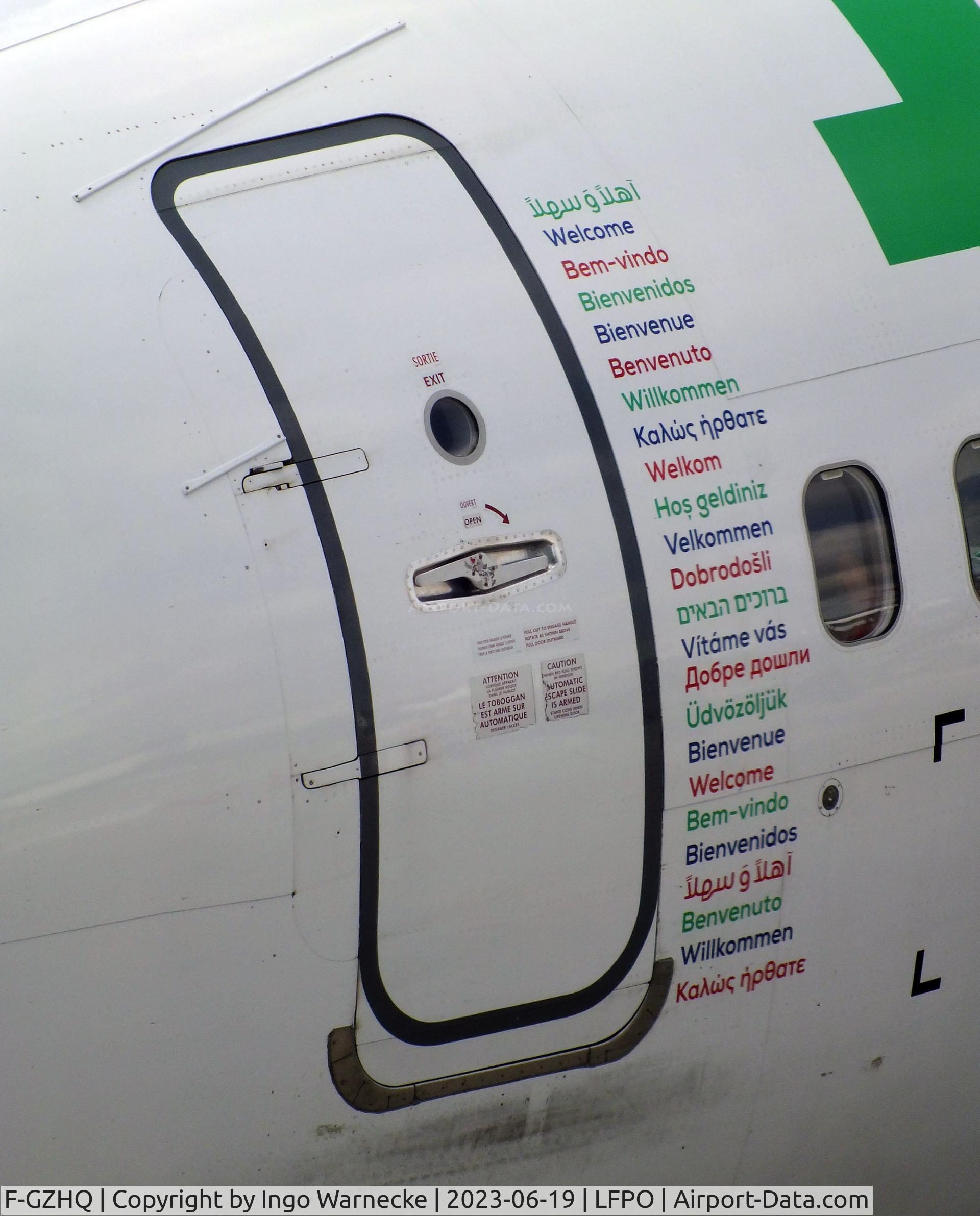 F-GZHQ, 2015 Boeing 737-8K2 C/N 44567, Boeing 737-8K2 of transavia France at Paris/Orly airport