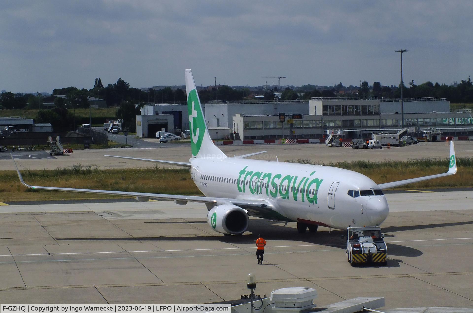 F-GZHQ, 2015 Boeing 737-8K2 C/N 44567, Boeing 737-8K2 of transavia France at Paris/Orly airport