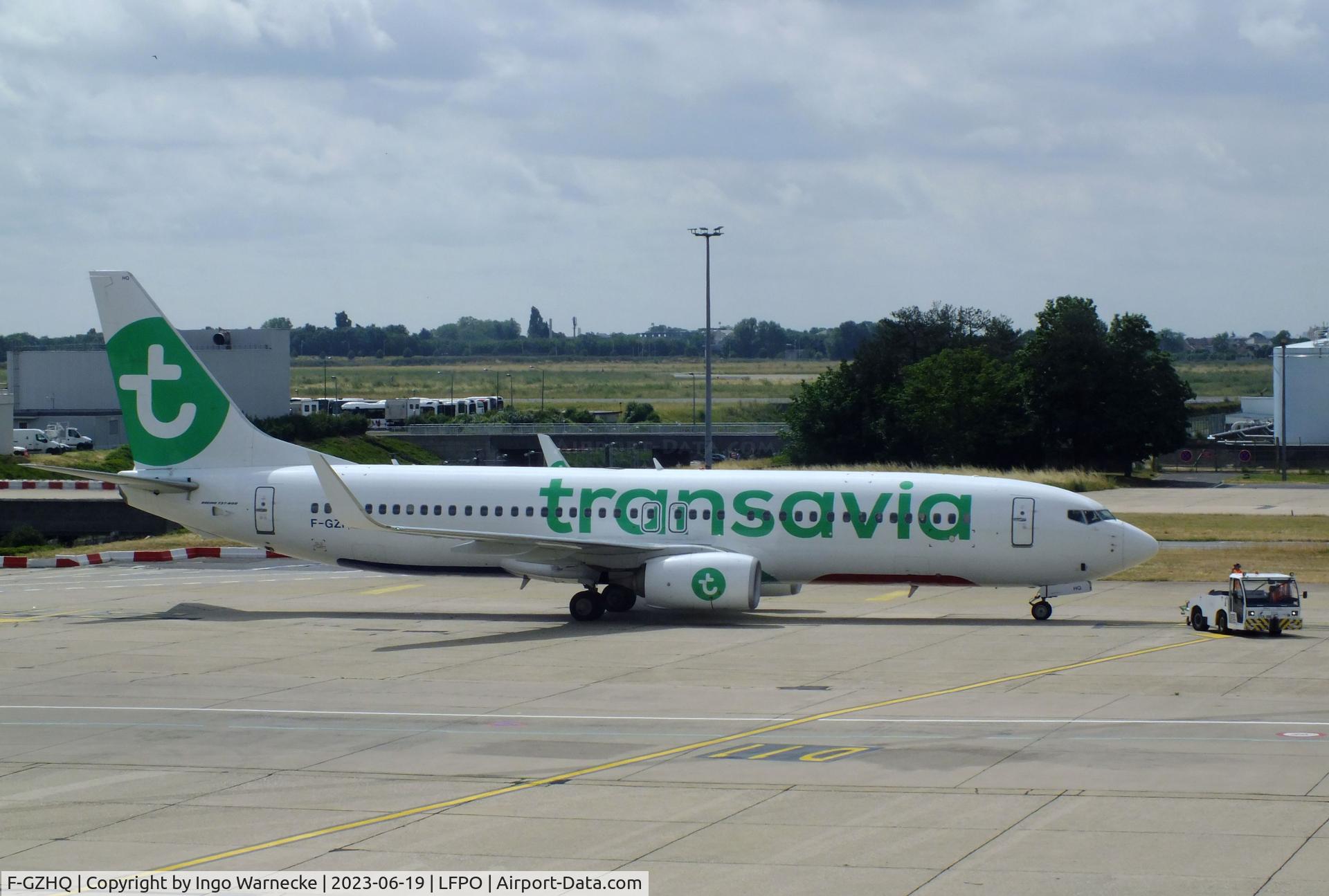 F-GZHQ, 2015 Boeing 737-8K2 C/N 44567, Boeing 737-8K2 of transavia France at Paris/Orly airport
