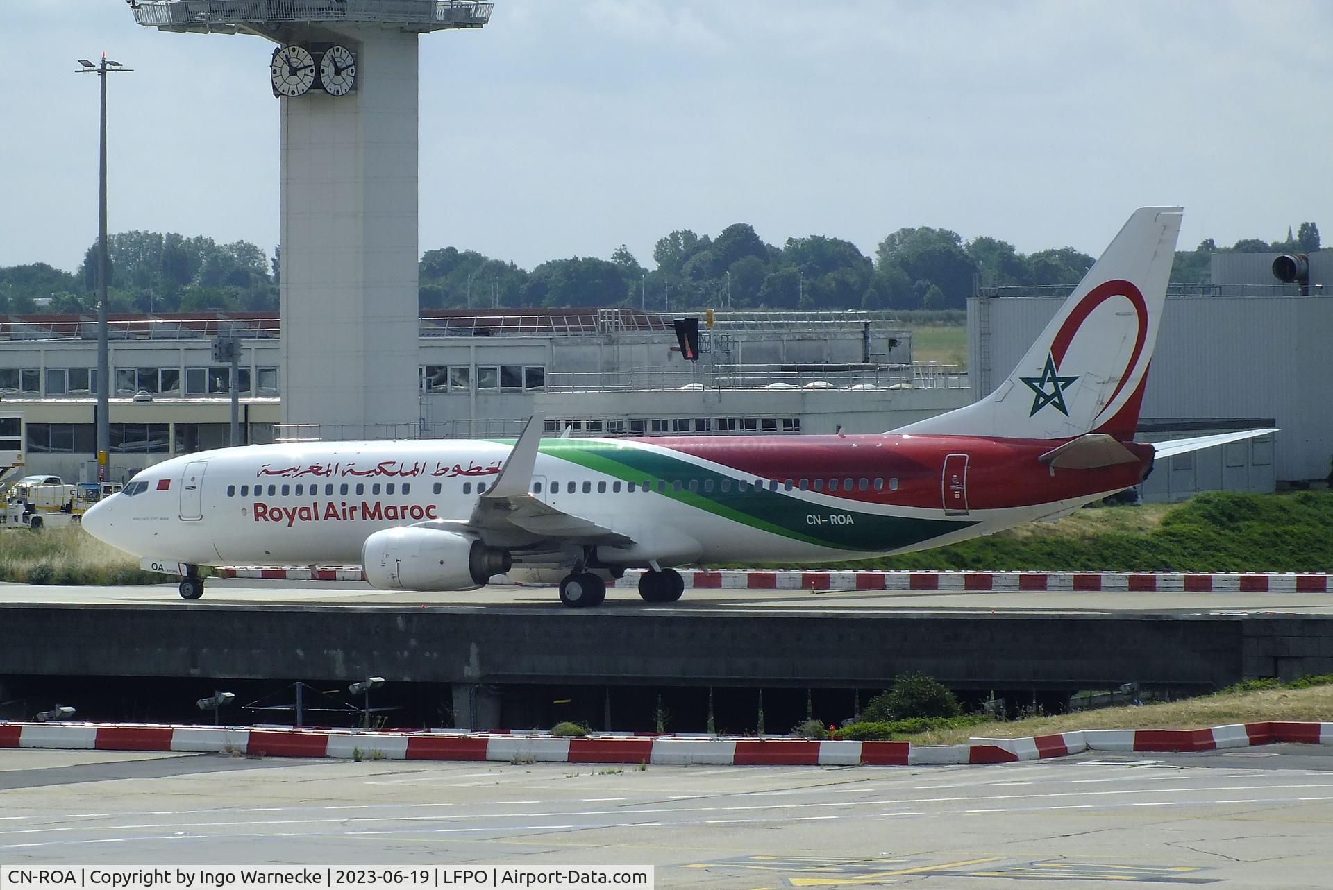 CN-ROA, 2004 Boeing 737-8B6 C/N 33059, Boeing 737-8B6 of Royal Air Maroc at Paris/Orly airport