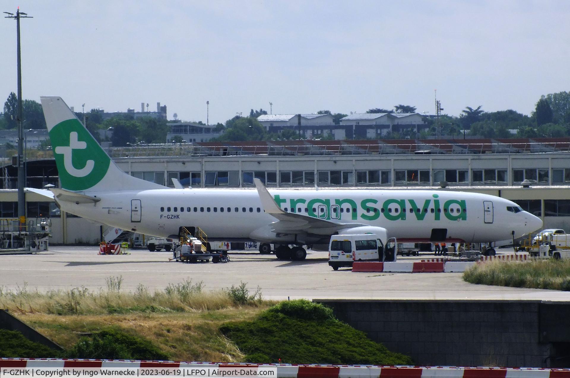 F-GZHK, 2014 Boeing 737-8K2 C/N 37790, Boeing 737-8K2 of transavia France at Paris/Orly airport