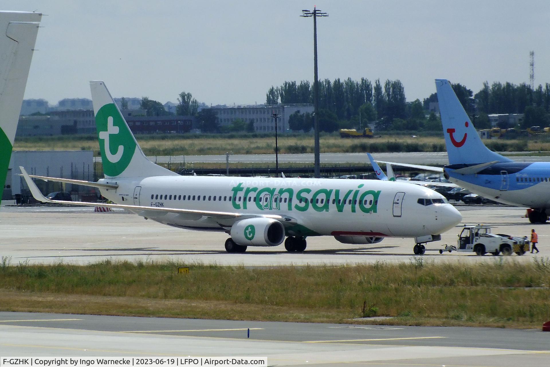 F-GZHK, 2014 Boeing 737-8K2 C/N 37790, Boeing 737-8K2 of transavia France at Paris/Orly airport