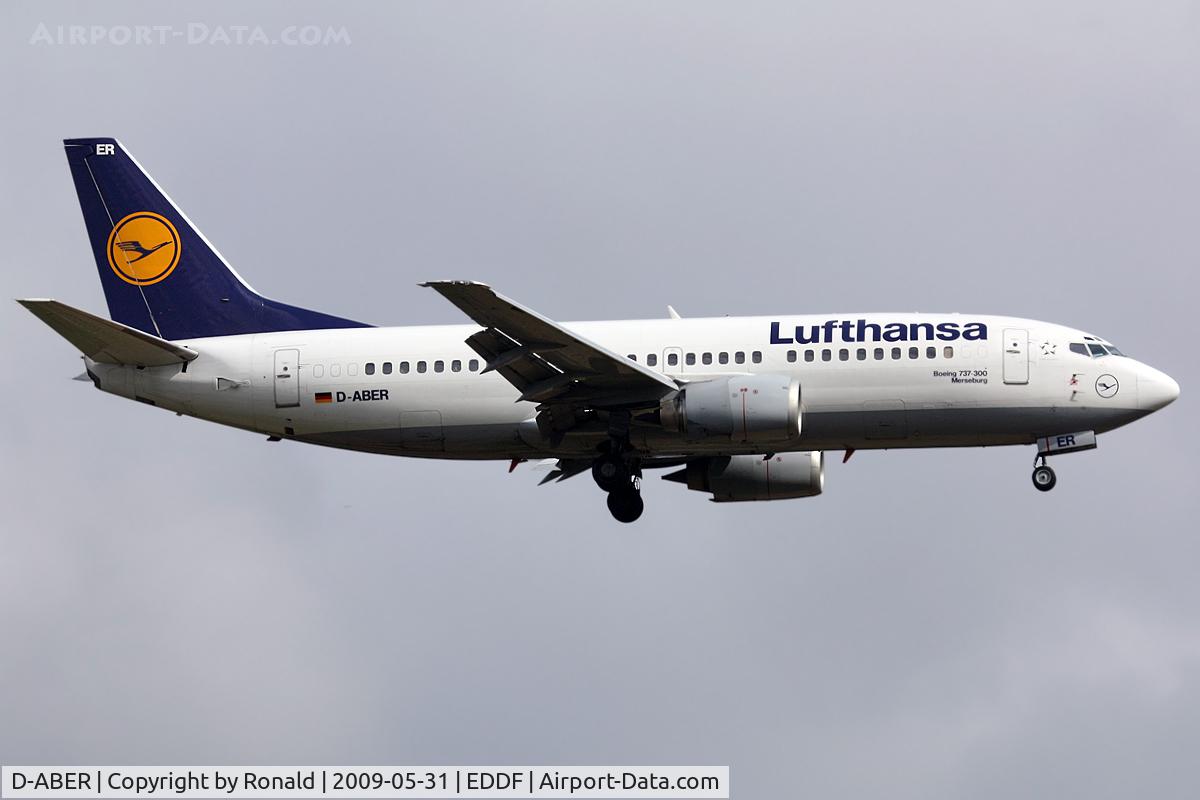 D-ABER, 1992 Boeing 737-330 C/N 26431, at fra
