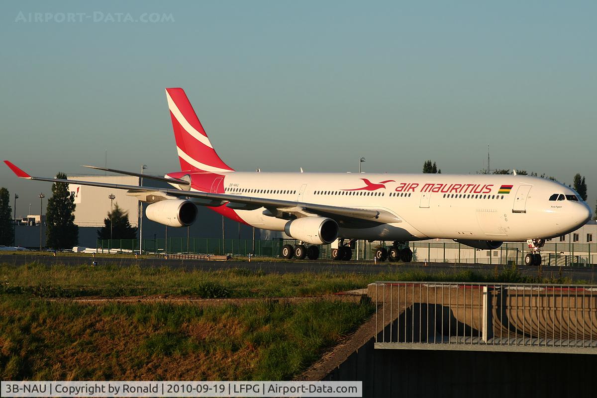 3B-NAU, 1994 Airbus A340-312 C/N 076, at cdg