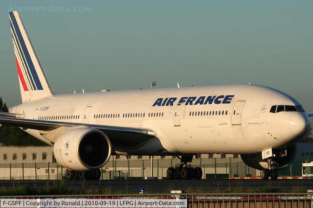 F-GSPF, 1999 Boeing 777-228/ER C/N 29007, at cdg
