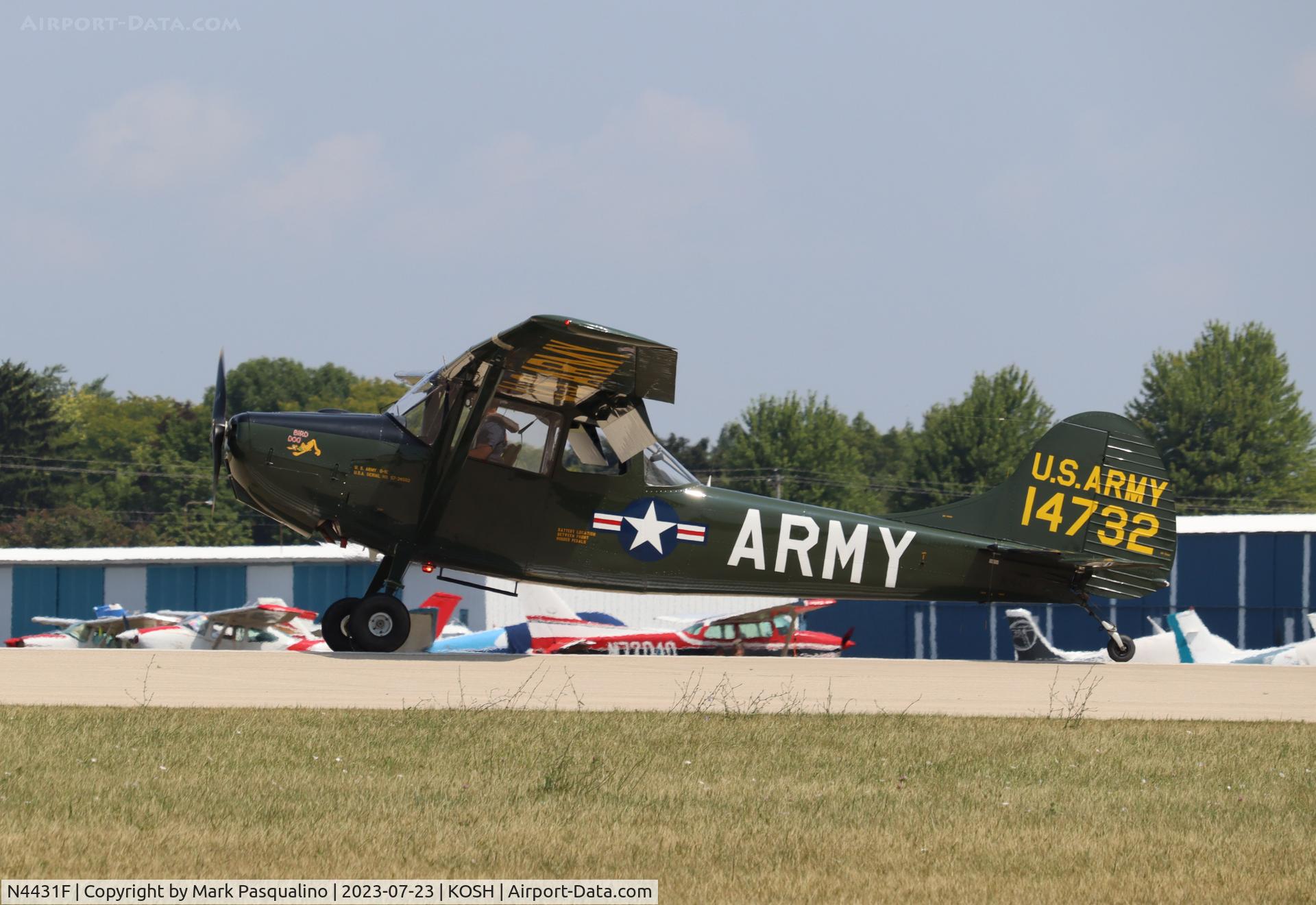 N4431F, Cessna L-19E Bird Dog C/N 24562, Cessna L-19E