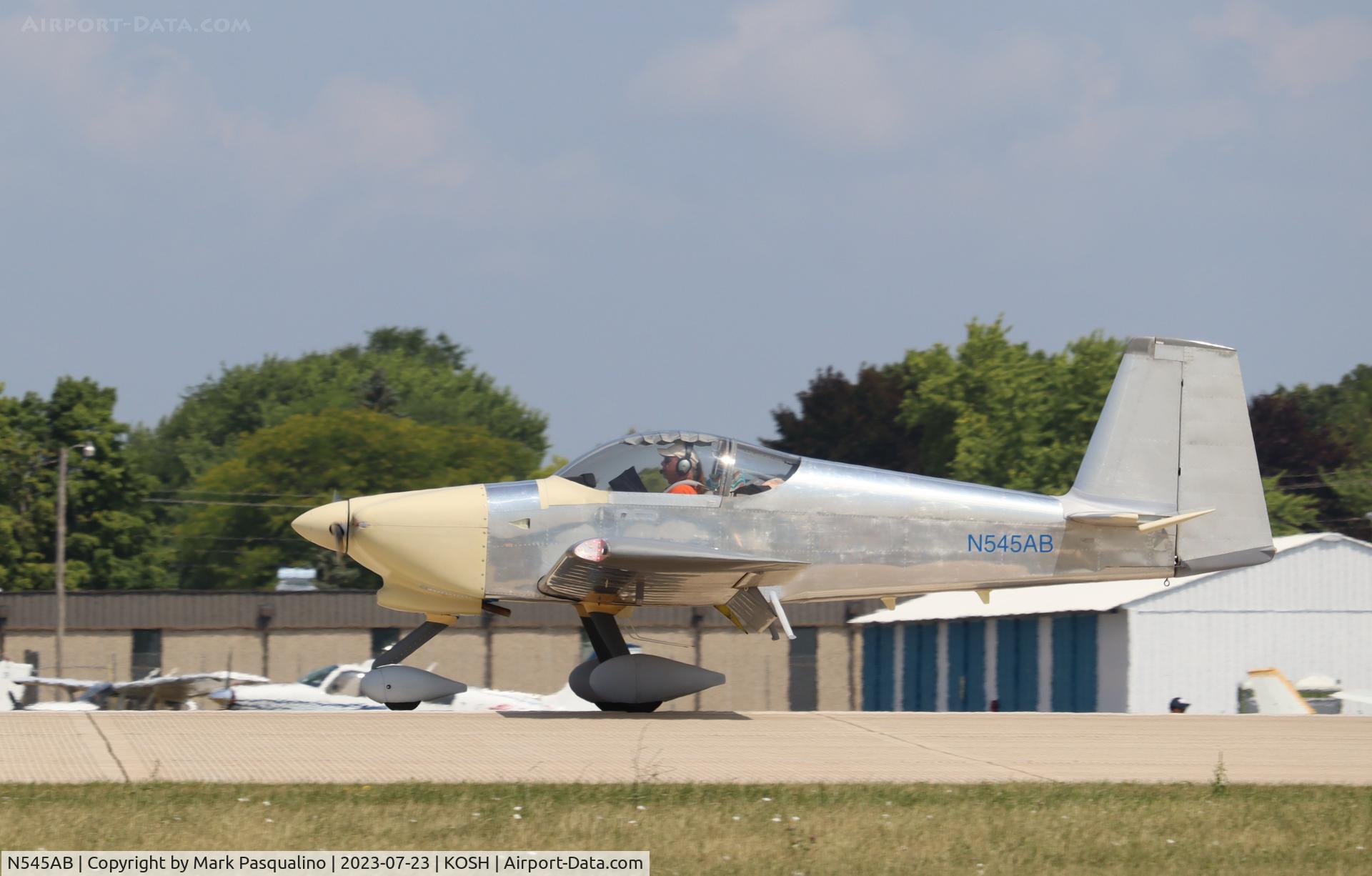 N545AB, 2020 Vans RV-7A C/N 74238, Vans RV-7A