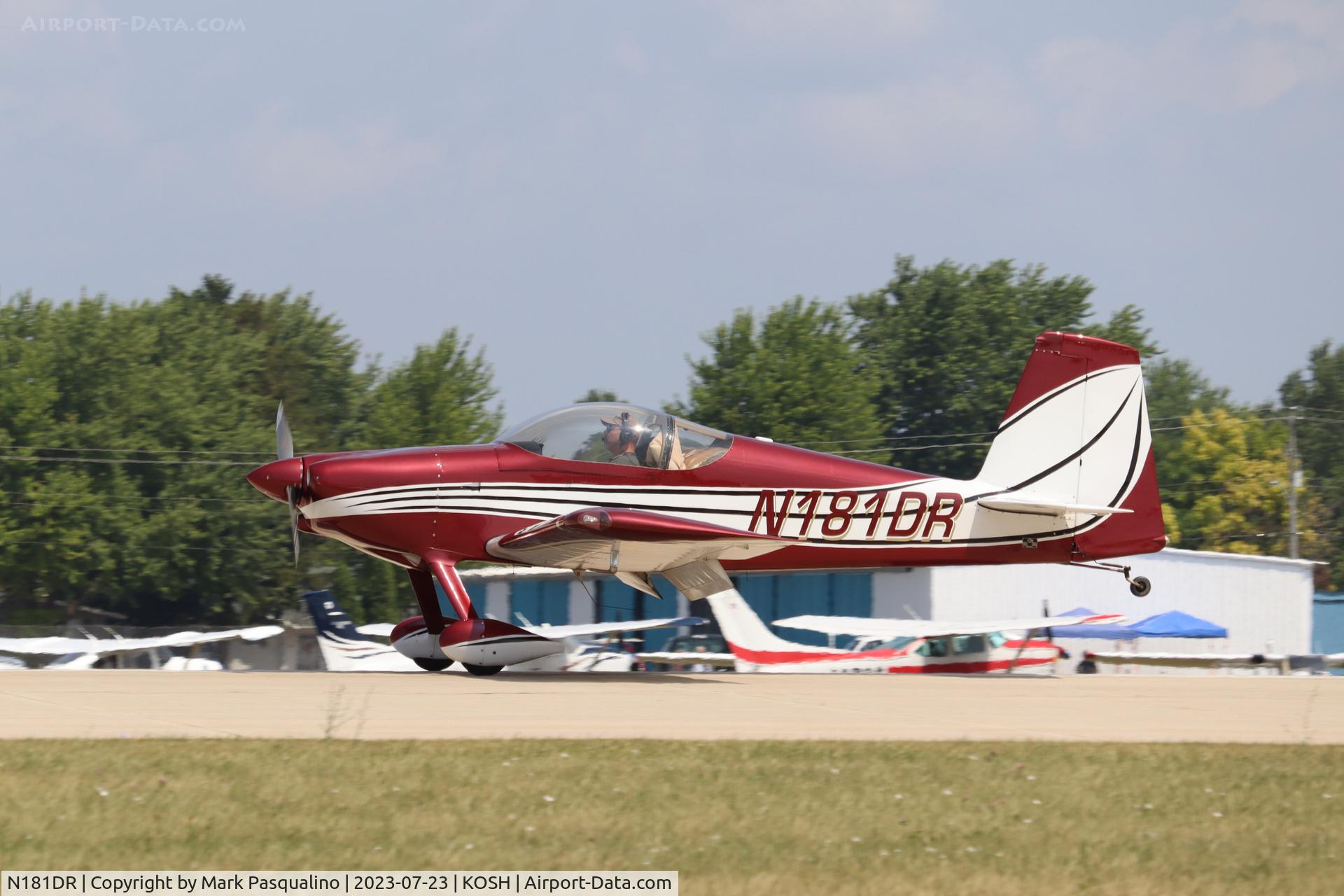N181DR, 2007 Vans RV-7 C/N 70573, Vans RV-7