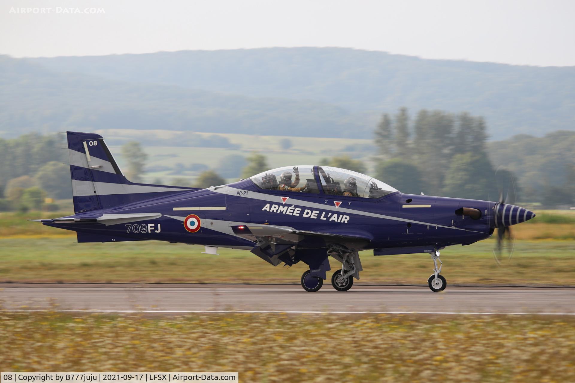 08, 2018 Pilatus PC-21 C/N 300, during Luxeuil Airshow 2021