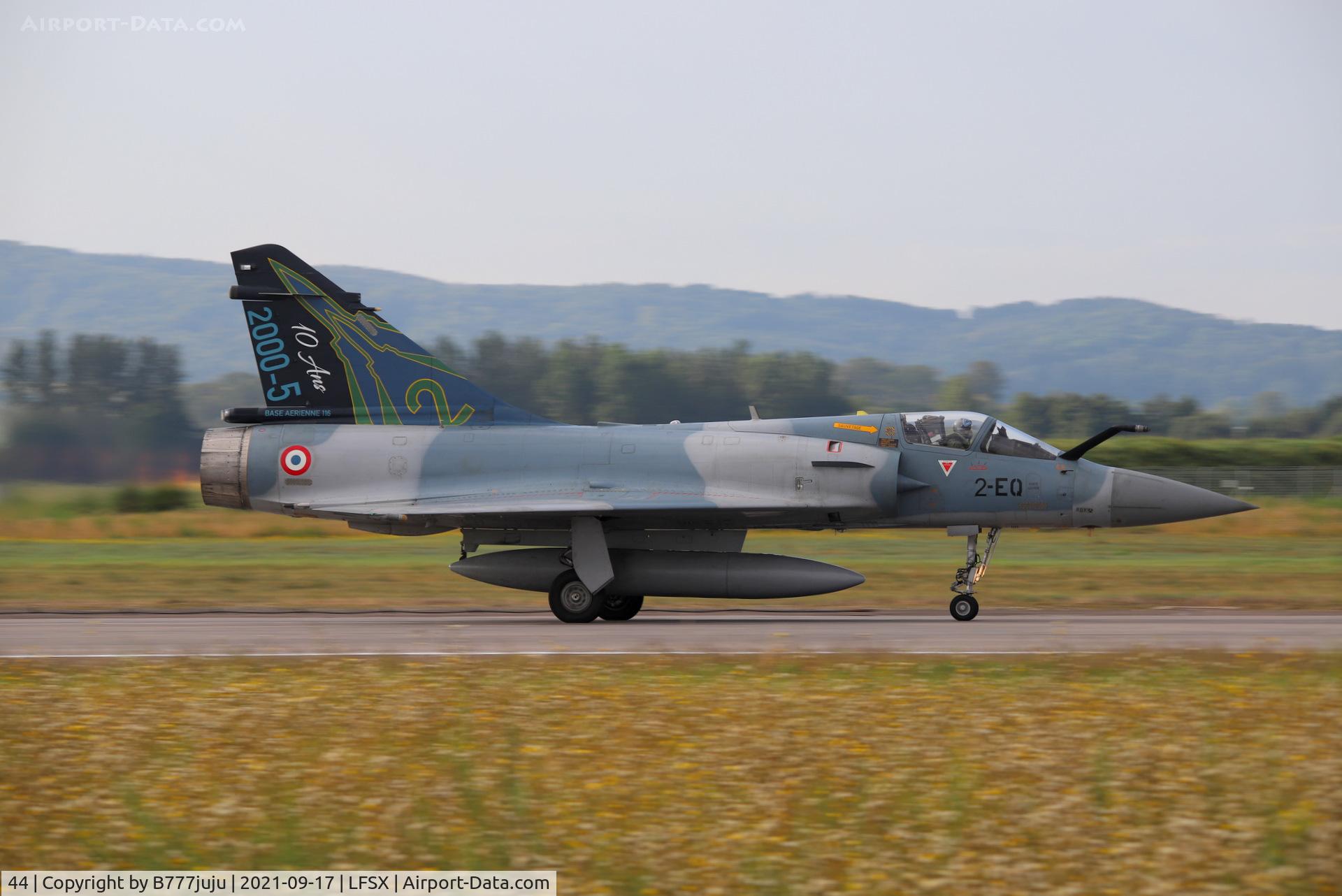 44, Dassault Mirage 2000-5F C/N 208, during Luxeuil Airshow 2021