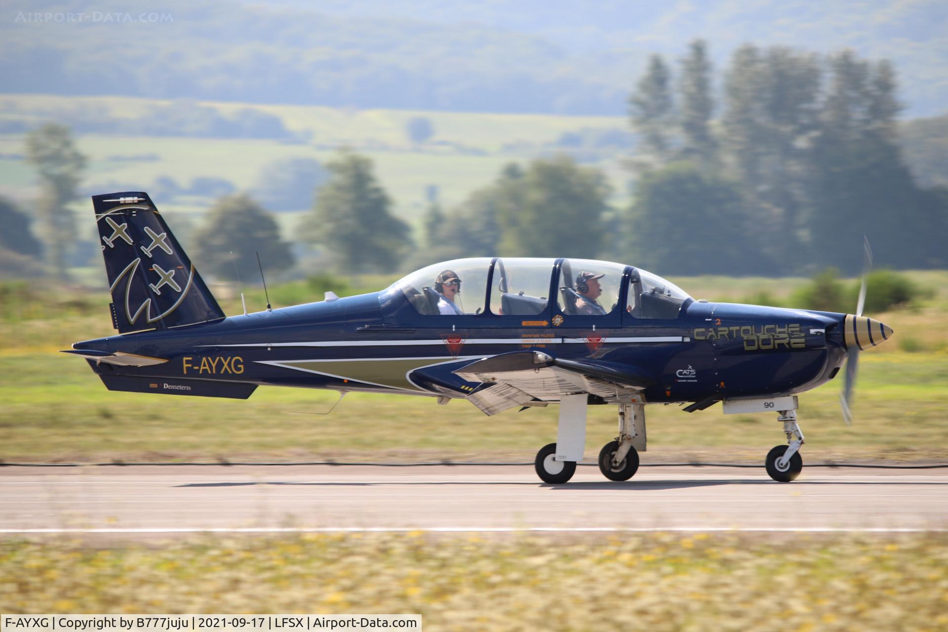 F-AYXG, Socata TB-30 Epsilon C/N 90, during Luxeuil Airshow 2021