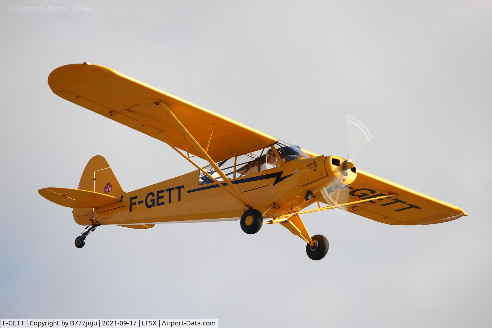 F-GETT, Piper L-18C Super Cub (PA-18-95) C/N 18-3230, during Luxeuil Air Show 2021