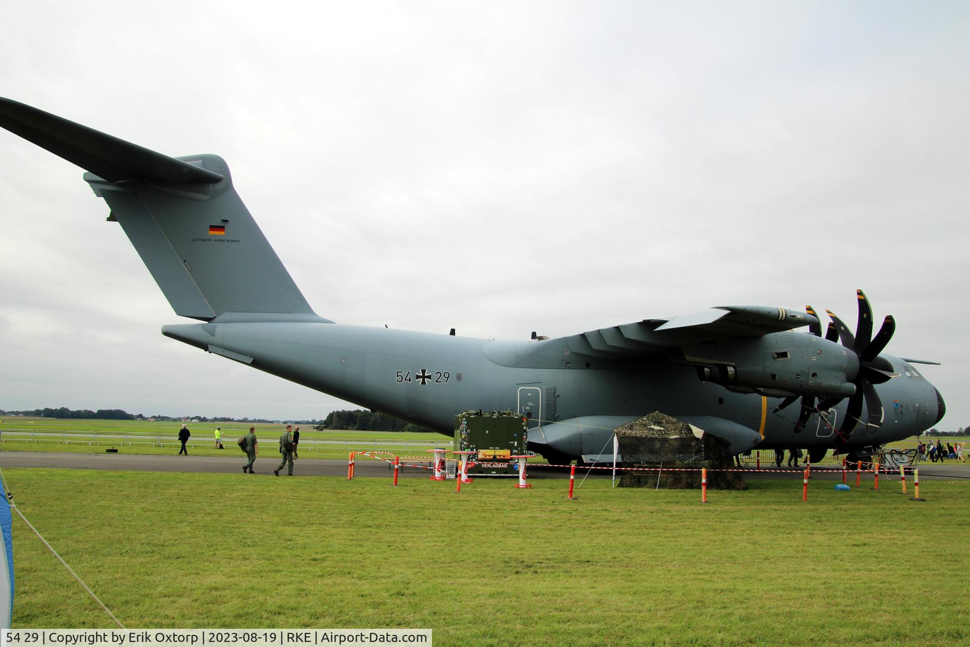 54 29, 2019 Airbus A400M-180 Atlas C/N 090, 54 29 at the Roskilde Air Show 2023