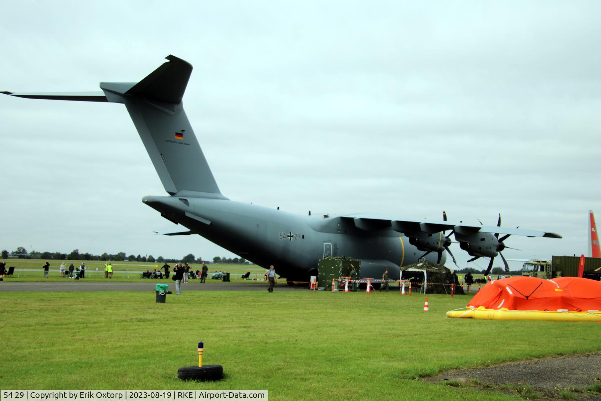 54 29, 2019 Airbus A400M-180 Atlas C/N 090, 54 29 at the Roskilde Airshow 2023