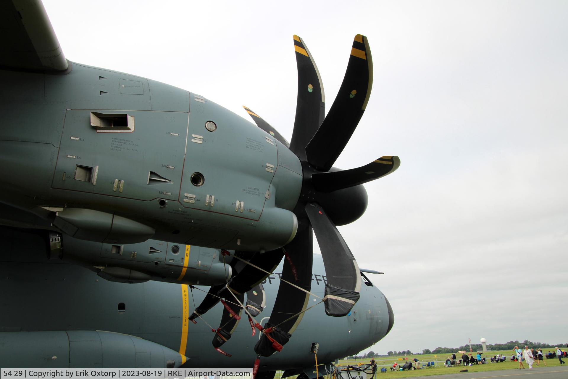 54 29, 2019 Airbus A400M-180 Atlas C/N 090, 54 29 at the Roskilde Airshow
