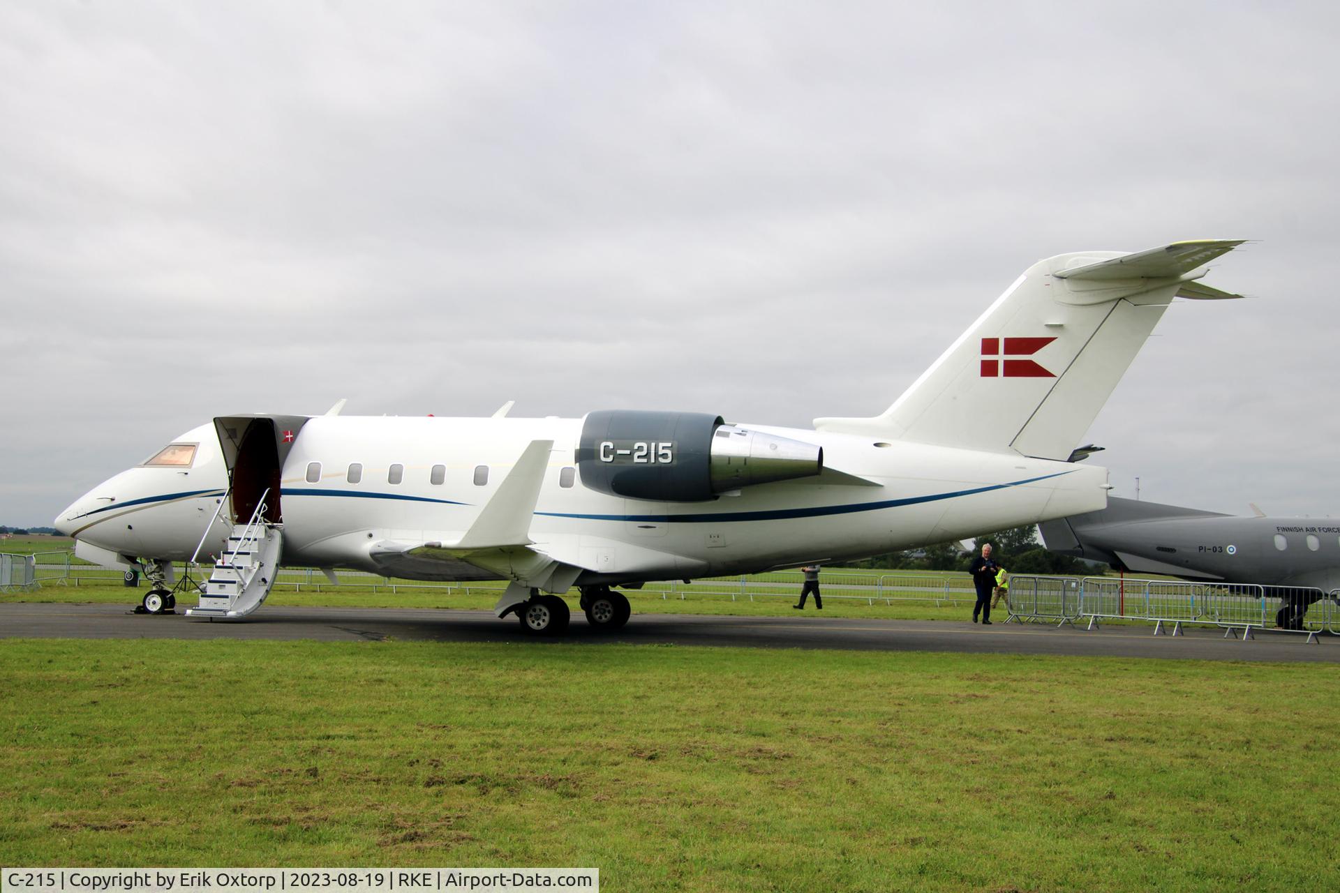 C-215, 2001 Bombardier Challenger 604 (CL-600-2B16) C/N 5515, C-215 at the Roskilde Airshow