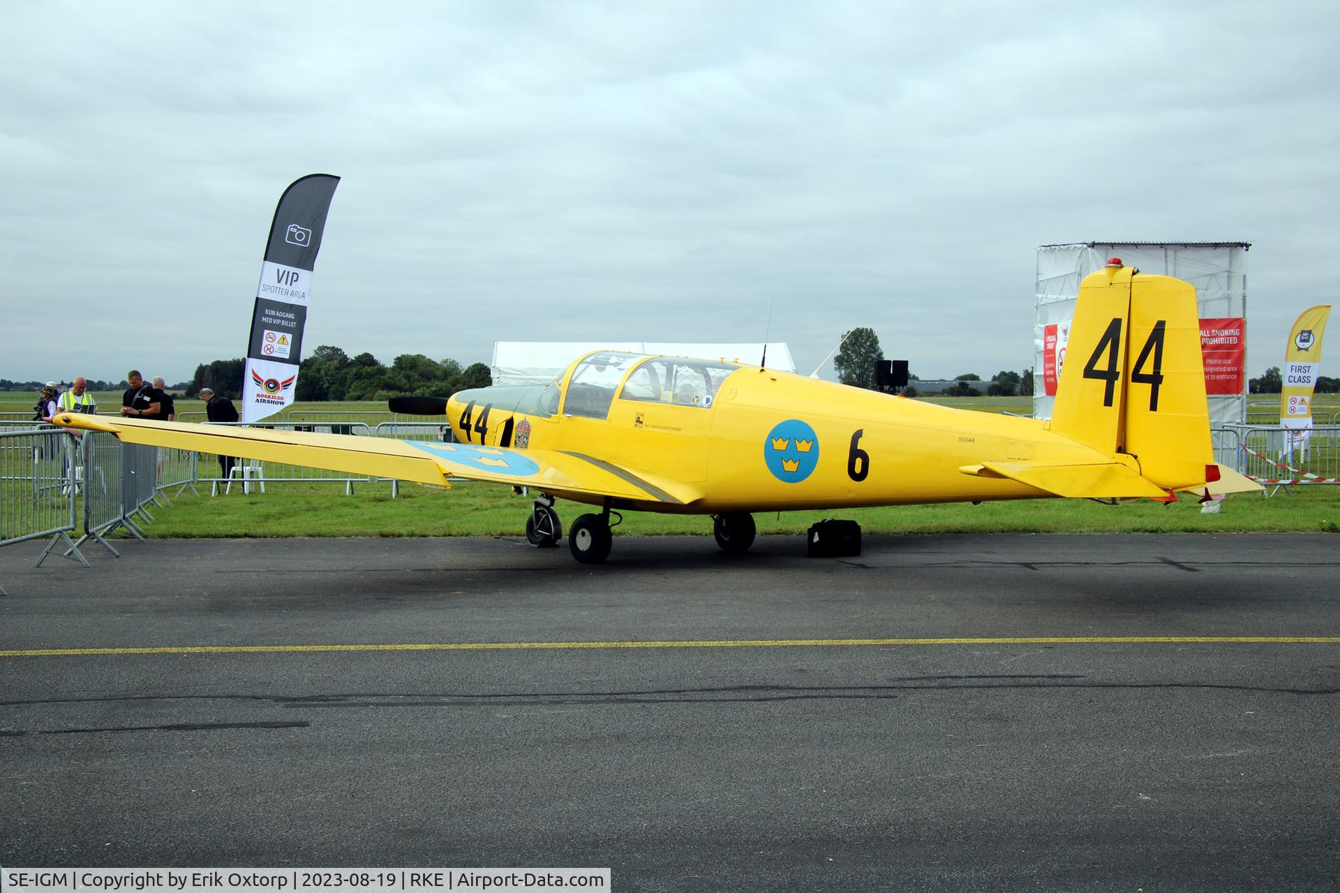 SE-IGM, 1953 Saab 91B Safir C/N 91-256, SE-IGM at the Roskilde Airshow