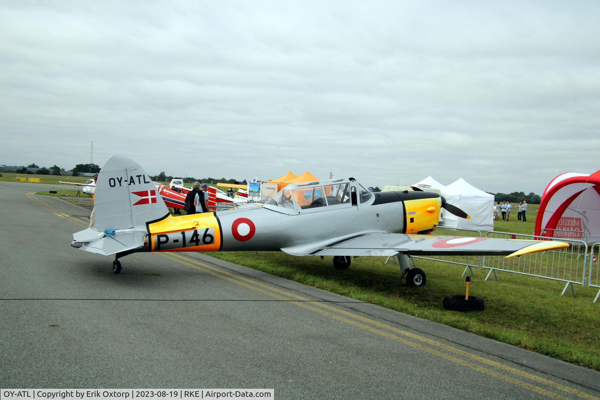OY-ATL, 1953 De Havilland DHC-1 Chipmunk 22 C/N C1/0897, OY-ATL at the Roskilde Airshow