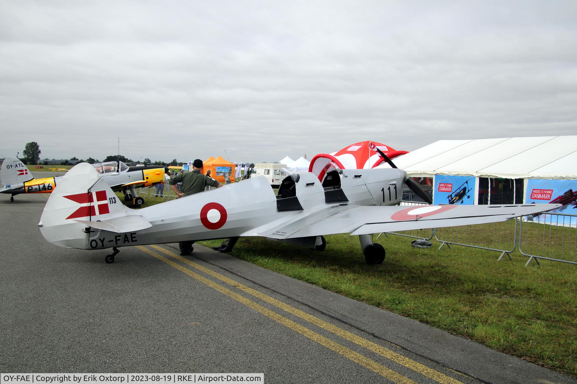 OY-FAE, 1946 SAI KZ IIT Traener C/N 119, OY-FAE at the Roskilde Airshow