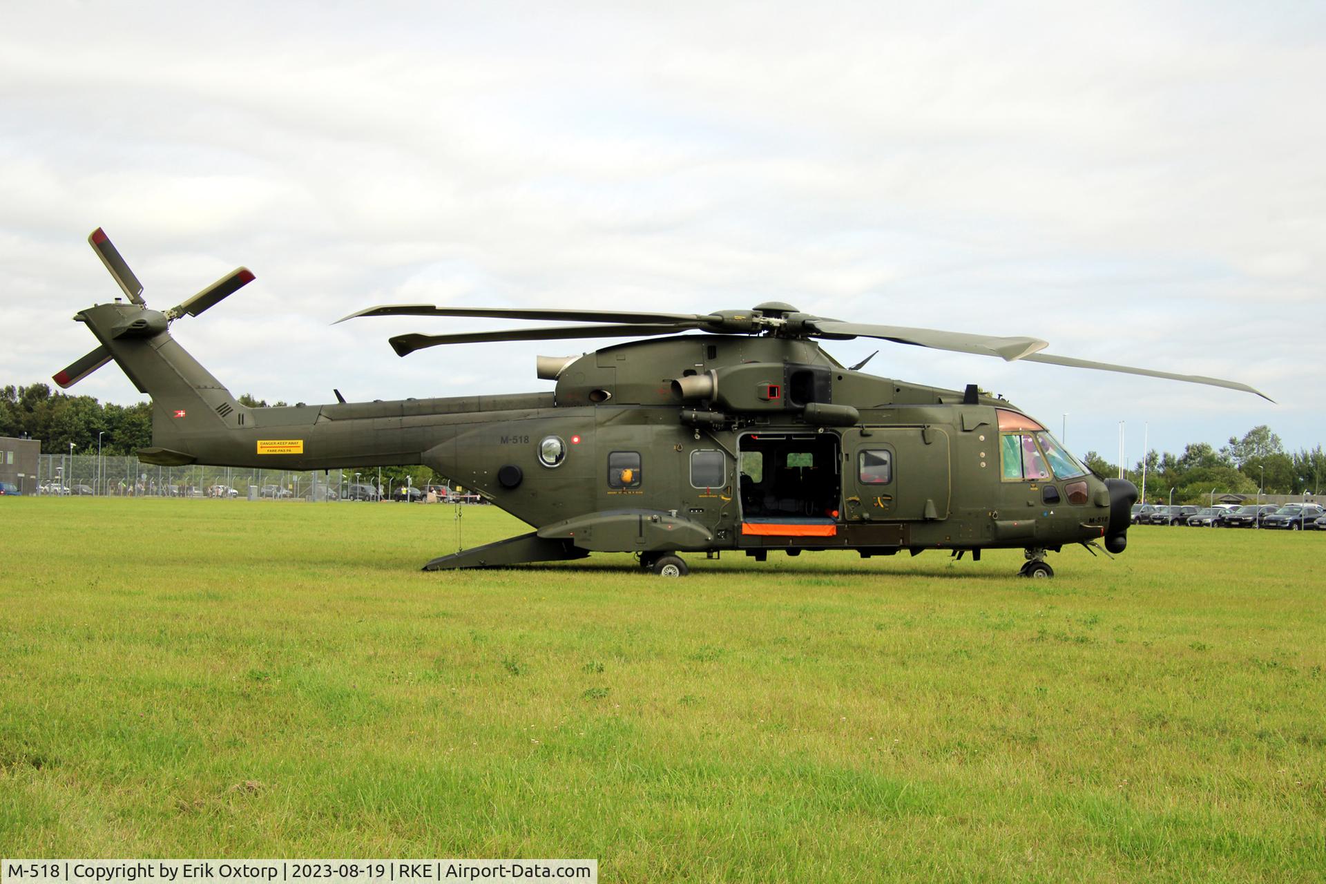 M-518, 2009 AgustaWestland EH-101 Mk.512 Merlin Joint Supporter C/N 50225/DEN18, M-518 at the Roskilde Airshow
