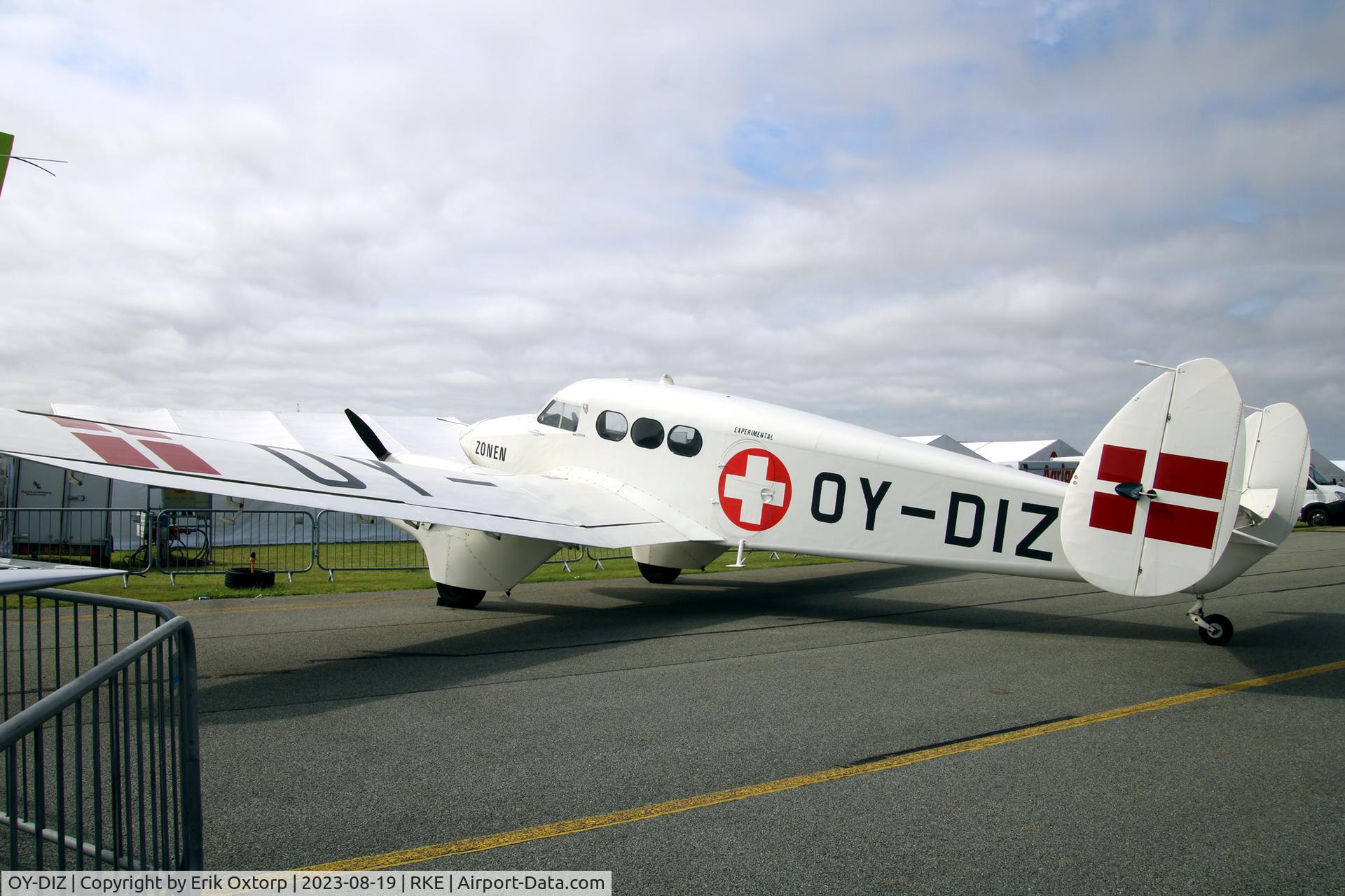 OY-DIZ, 1944 SAI KZ IV C/N 43, OY-DIZ at the Roskilde Airshow